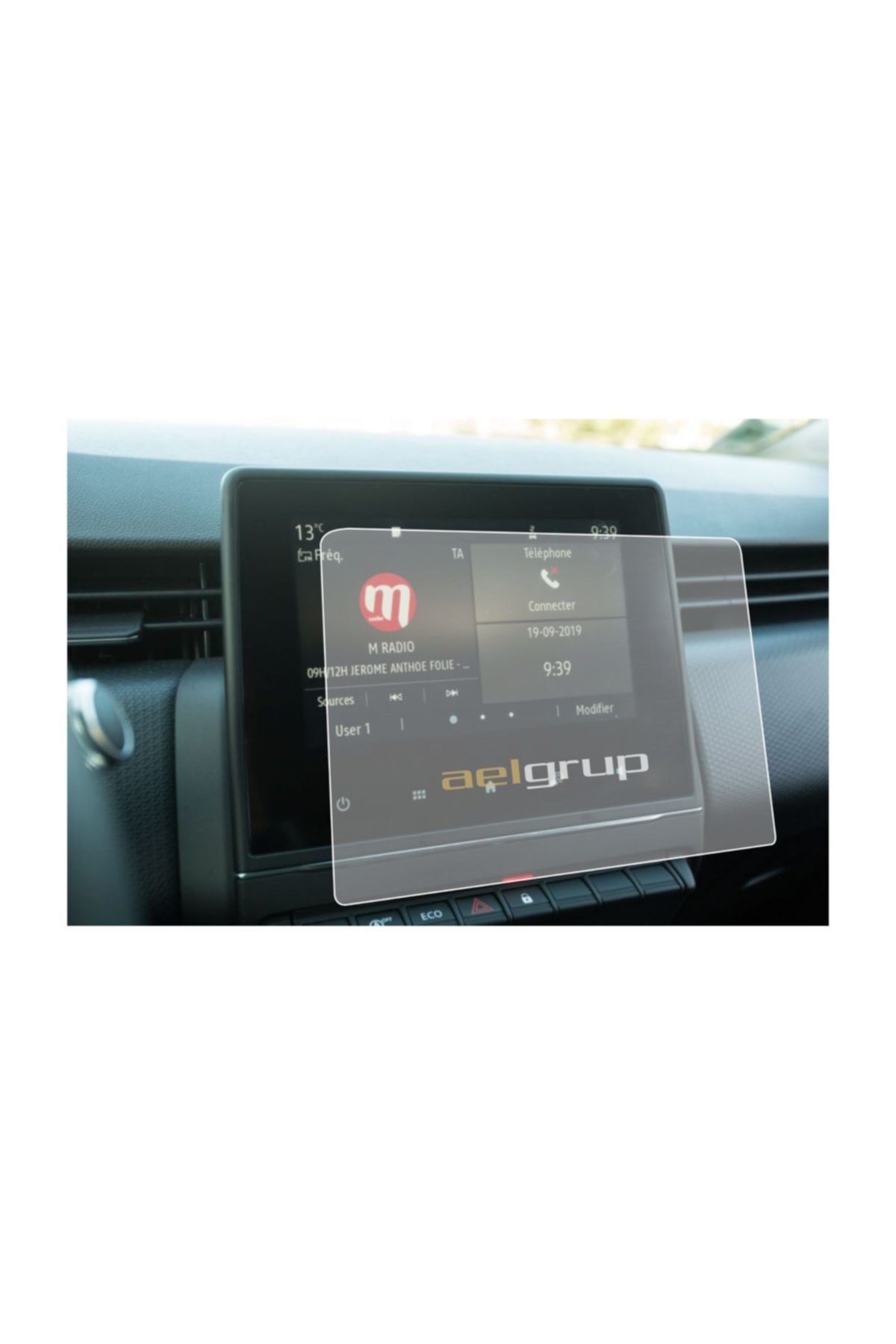 ael-tech Clio 5 Navigasyon 7 Inç Ekran Koruyucu Nano Film