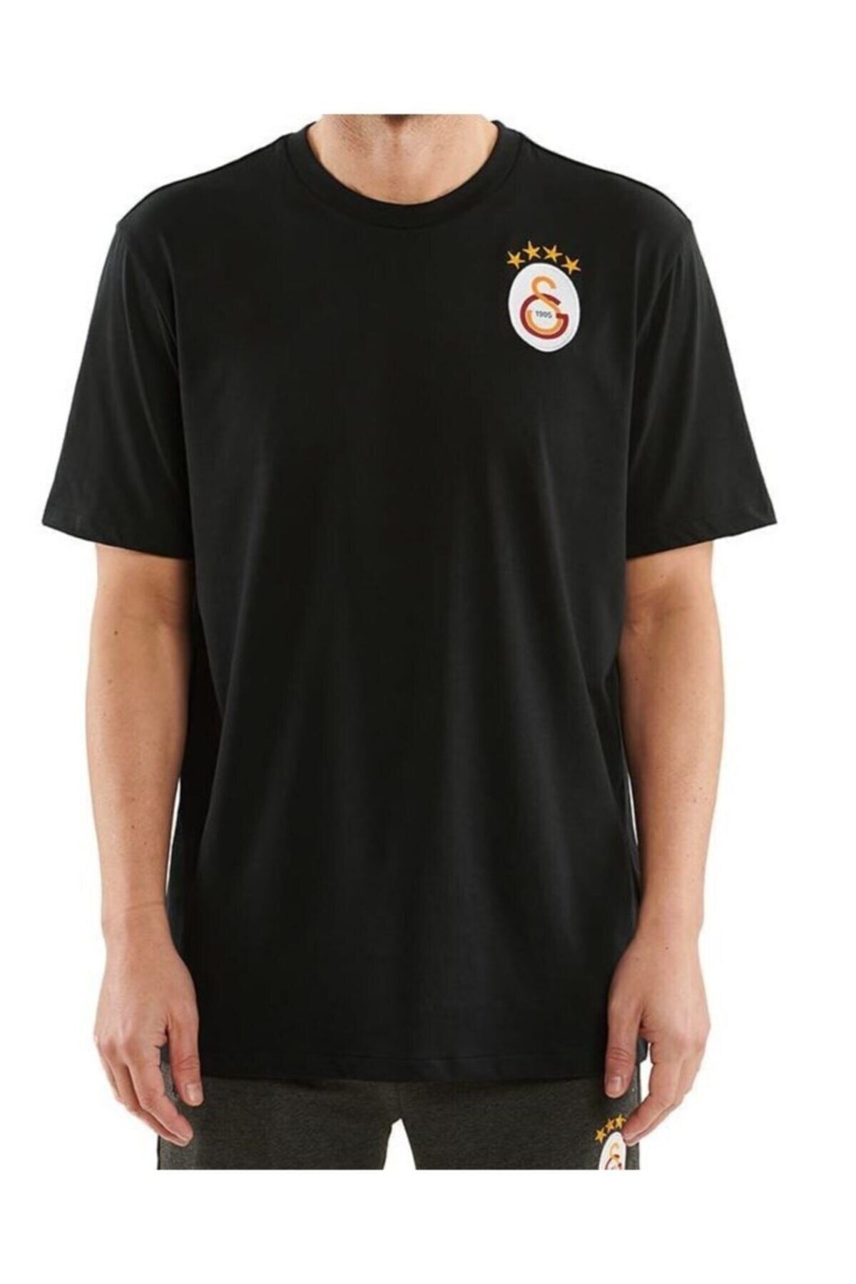 Galatasaray Orjinal 4 Yıldızlı Siyah Tshirt