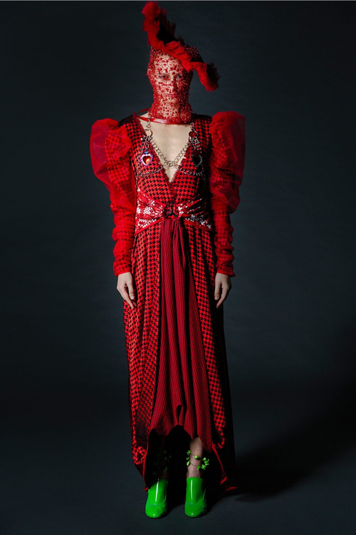 Futuristiklover Kadın Kırmızı Elbise