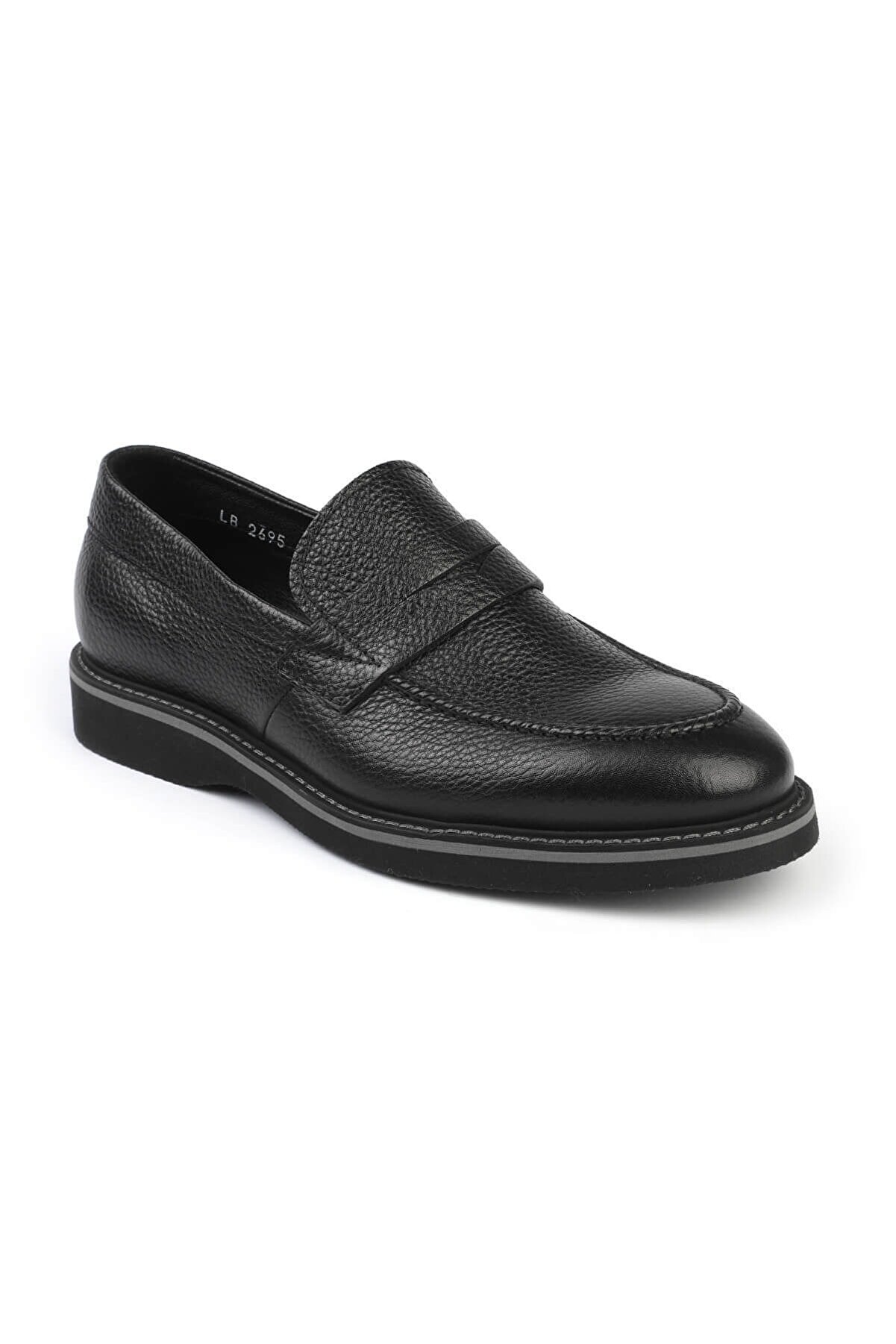 Libero 2695 Siyah Hakiki Deri Erkek Loafer Ayakkabı