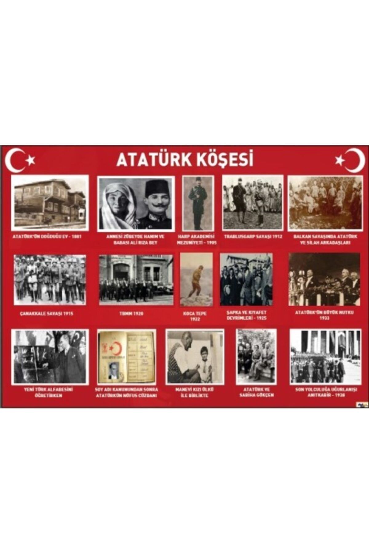 okulcenter Atatürk Köşesi 1 (folyo) 70x100 Cm