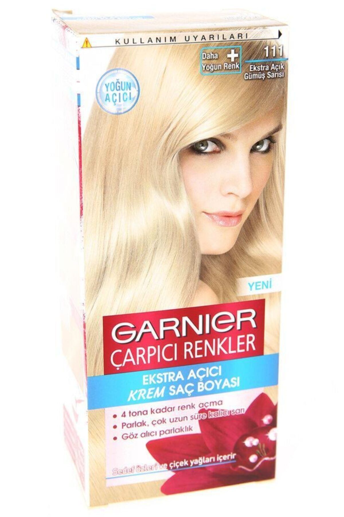 Garnier 11.1 Ekstra Açık Gümüş Sarısı Çarpıcı Renkler Saç Boyası
