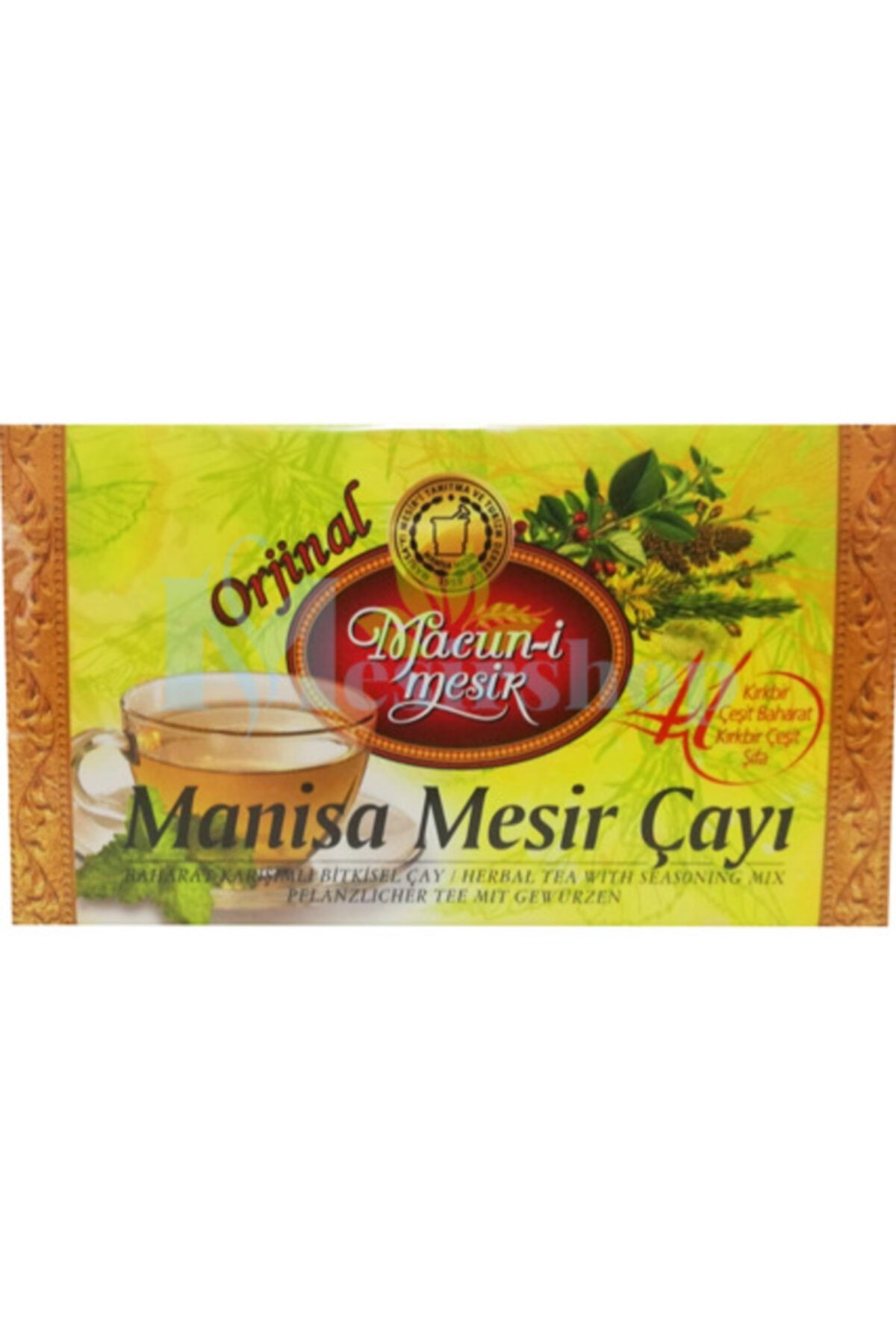 Manisa Mesirci Gıda Manisa Mesir Çayı(20 Adet Poşet Çay) Ana Bayii'den