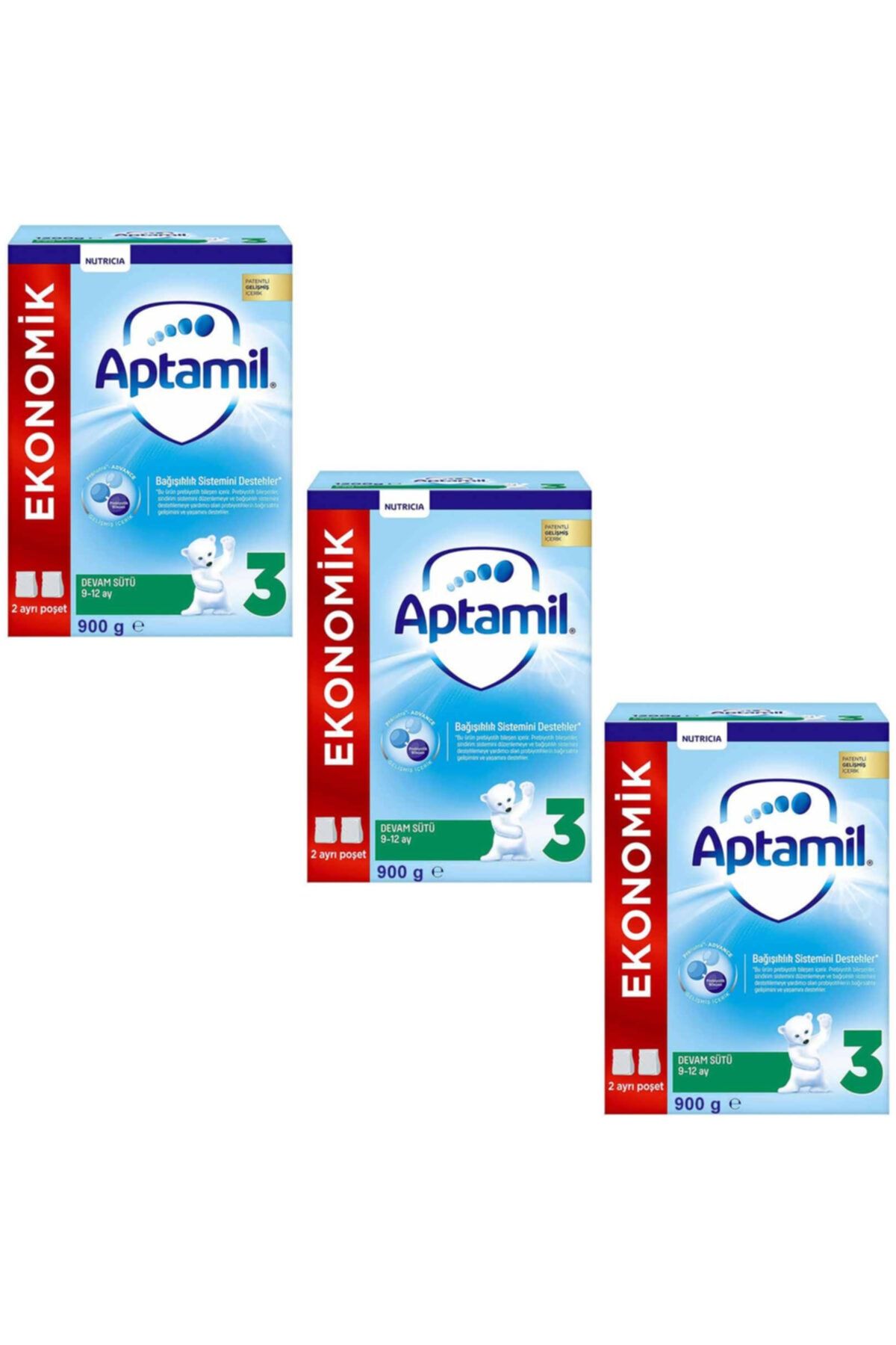 Aptamil Pronutra 3 Devam Sütü 900 Gr 3 Lü Paket