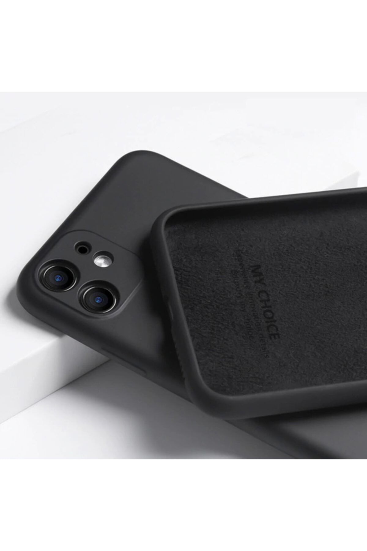 Fibaks Apple Iphone 11 Uyumlu Kılıf 3d Kamera Korumalı Içi Kadife Logosuz Lansman Kapak