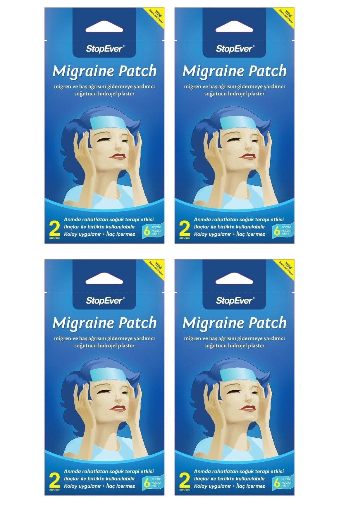 StopEver Migren Bandı X 4 Paket Erkin Kozmetik