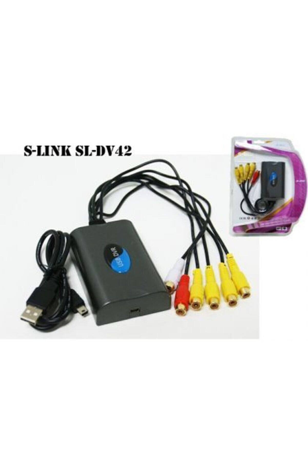 S-Link SL-DV42 Usb To DVR 4 Port Adaptör