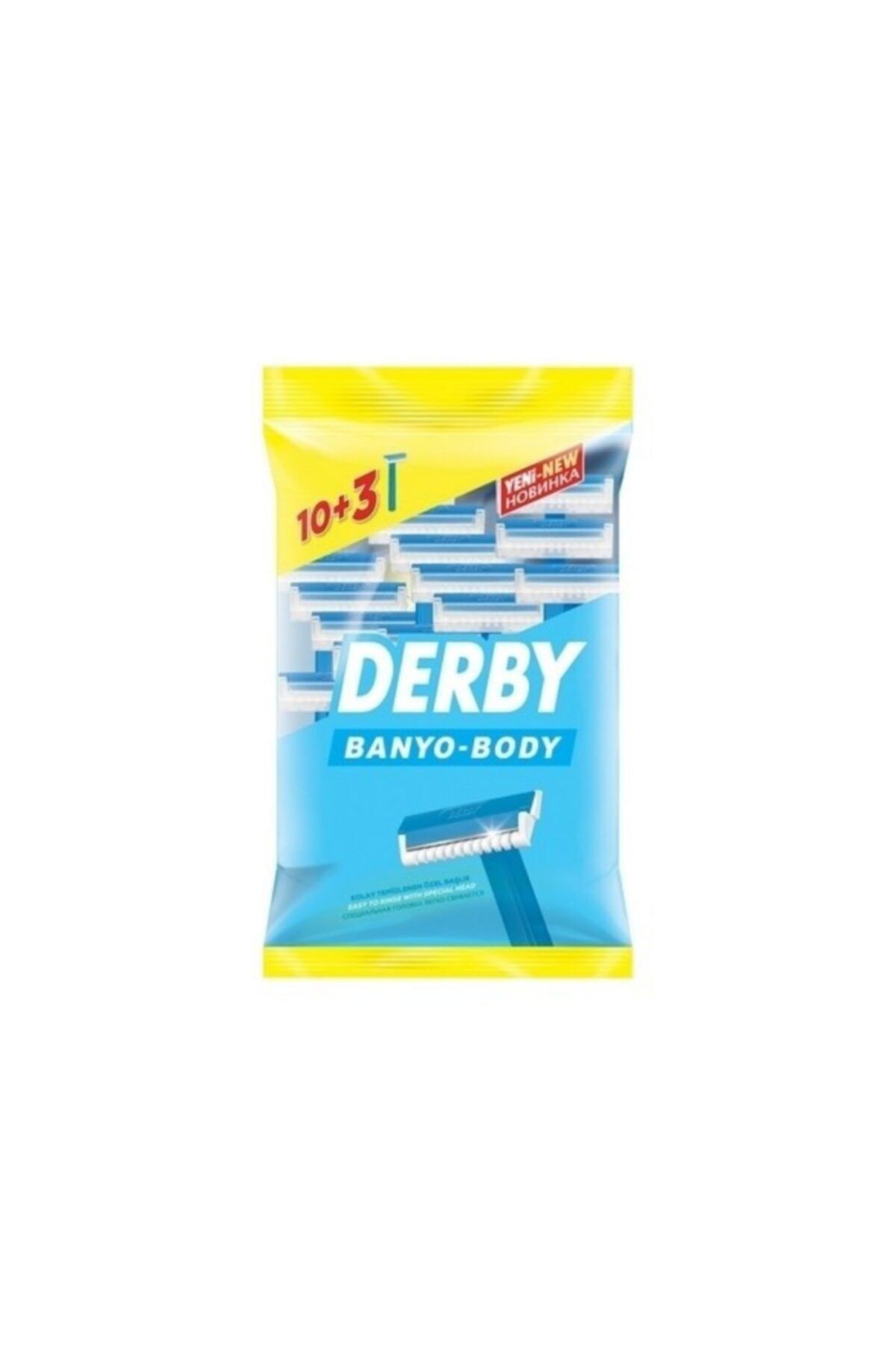 Derby Banyo Body Traş Bıçağı 10+3