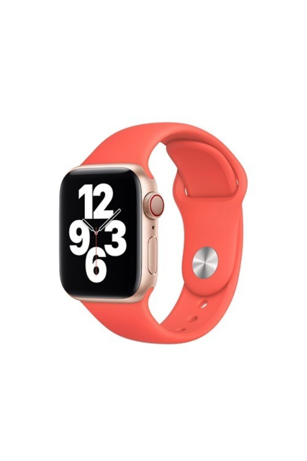 Bilişim Aksesuar Apple Watch Mercan Spor Kordon Silikon Kayış 38 40 41 Mm S / M Beden