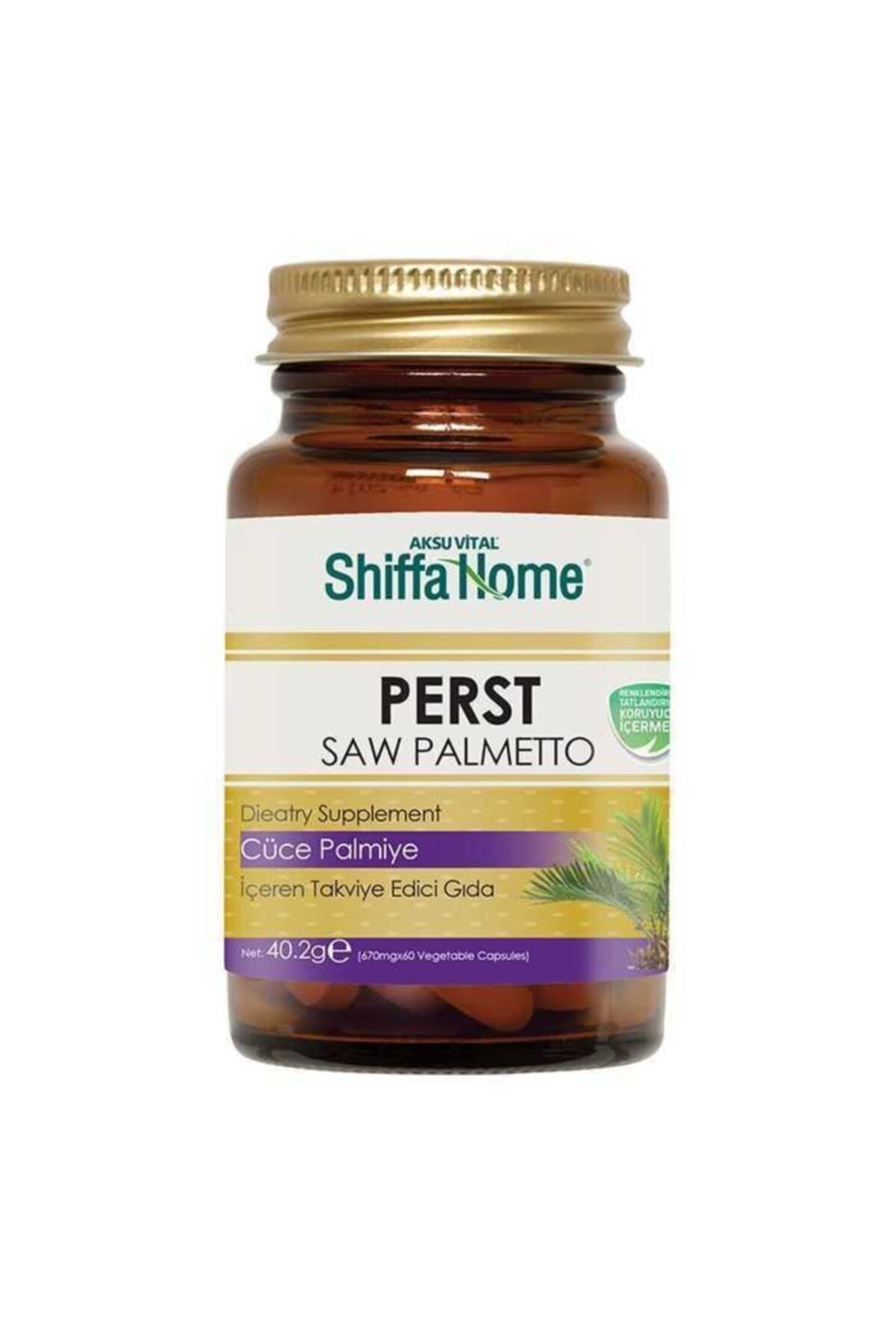 Shiffa Home Perst Saw Palmetto Kapsül Prs 670 mg x 60 cüce Palmiye Kapsül