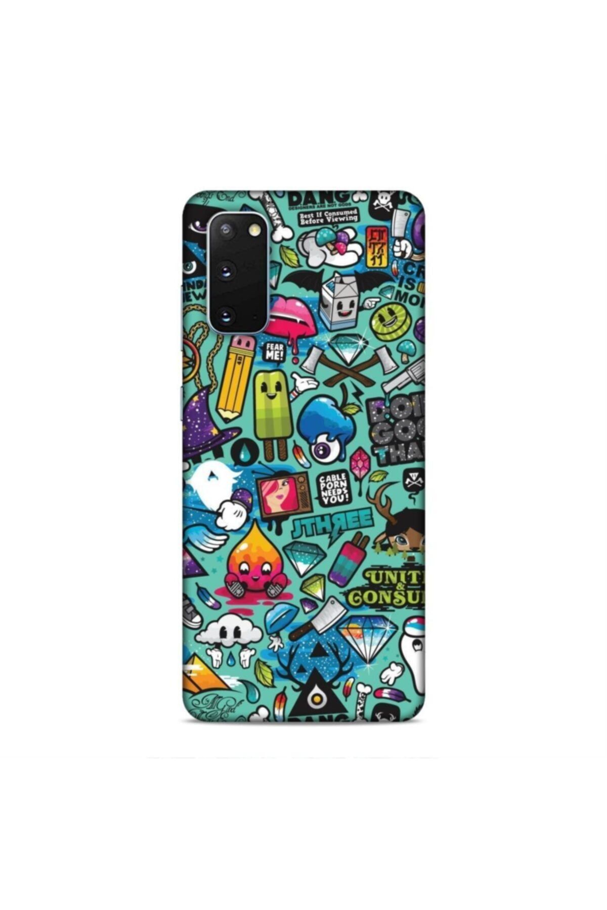Pickcase Unite Gonsum Samsung Galaxy S20 Desenli Arka Kapak Kılıf