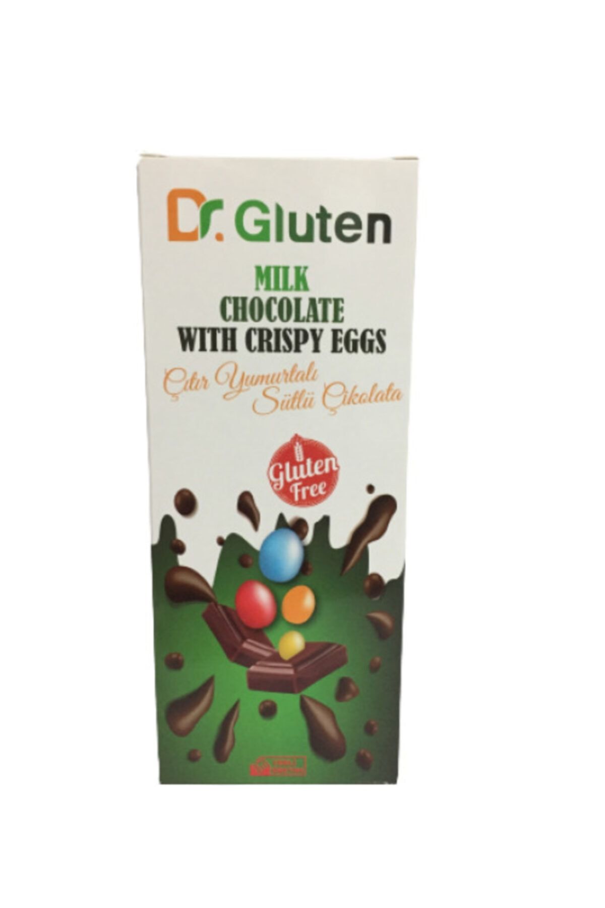 Dr.Gluten Glutensiz Çıtır Yumurtalı Tablet Çikolata 80 gr