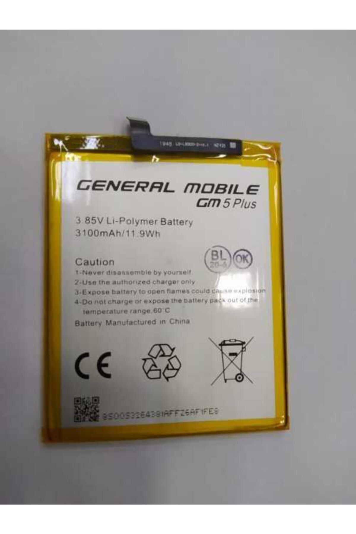 SunSon General Mobile Gm5 Plus Batarya