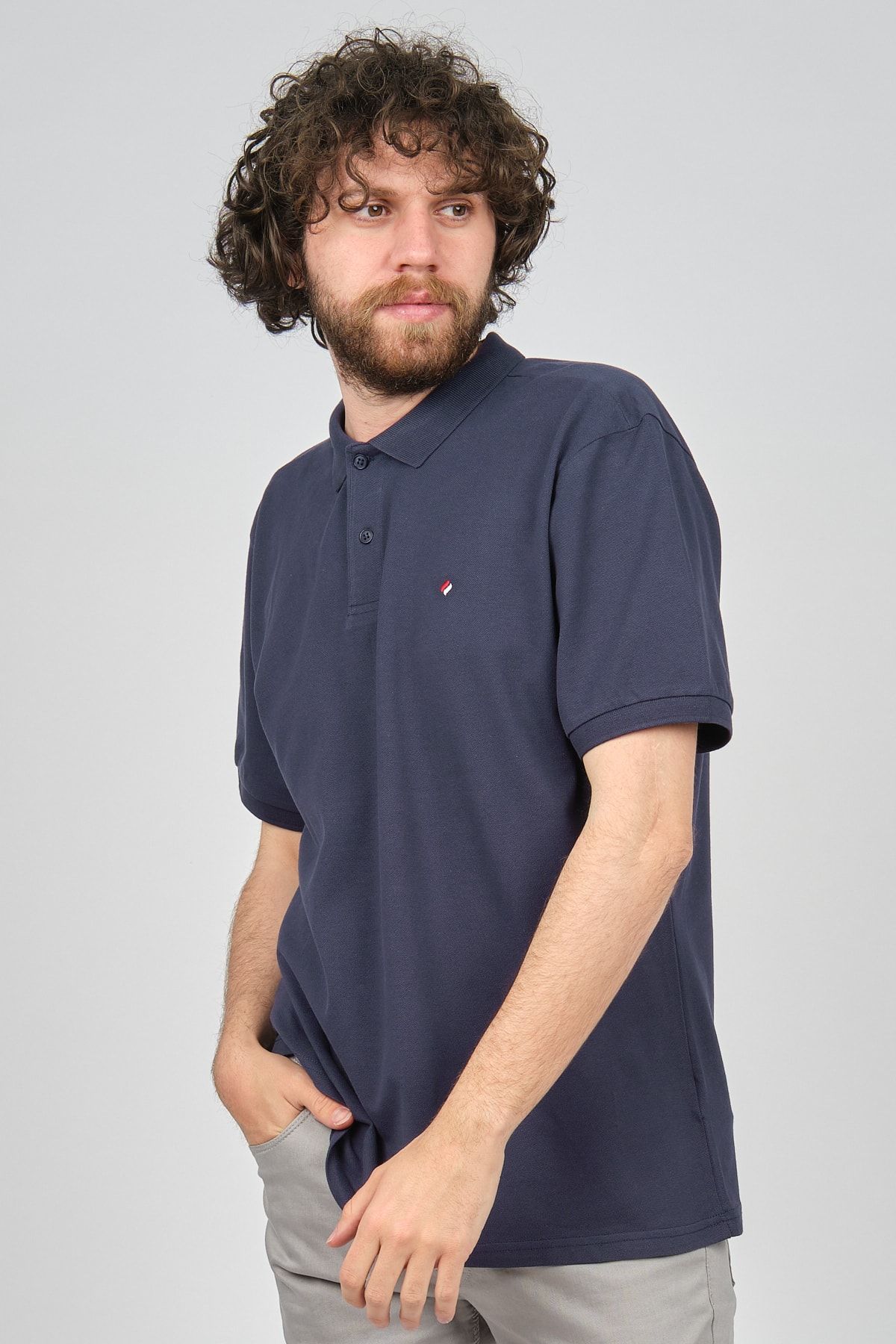 Mcl Giyim Erkek Polo Yaka T-shirt 2072495 Lacivert