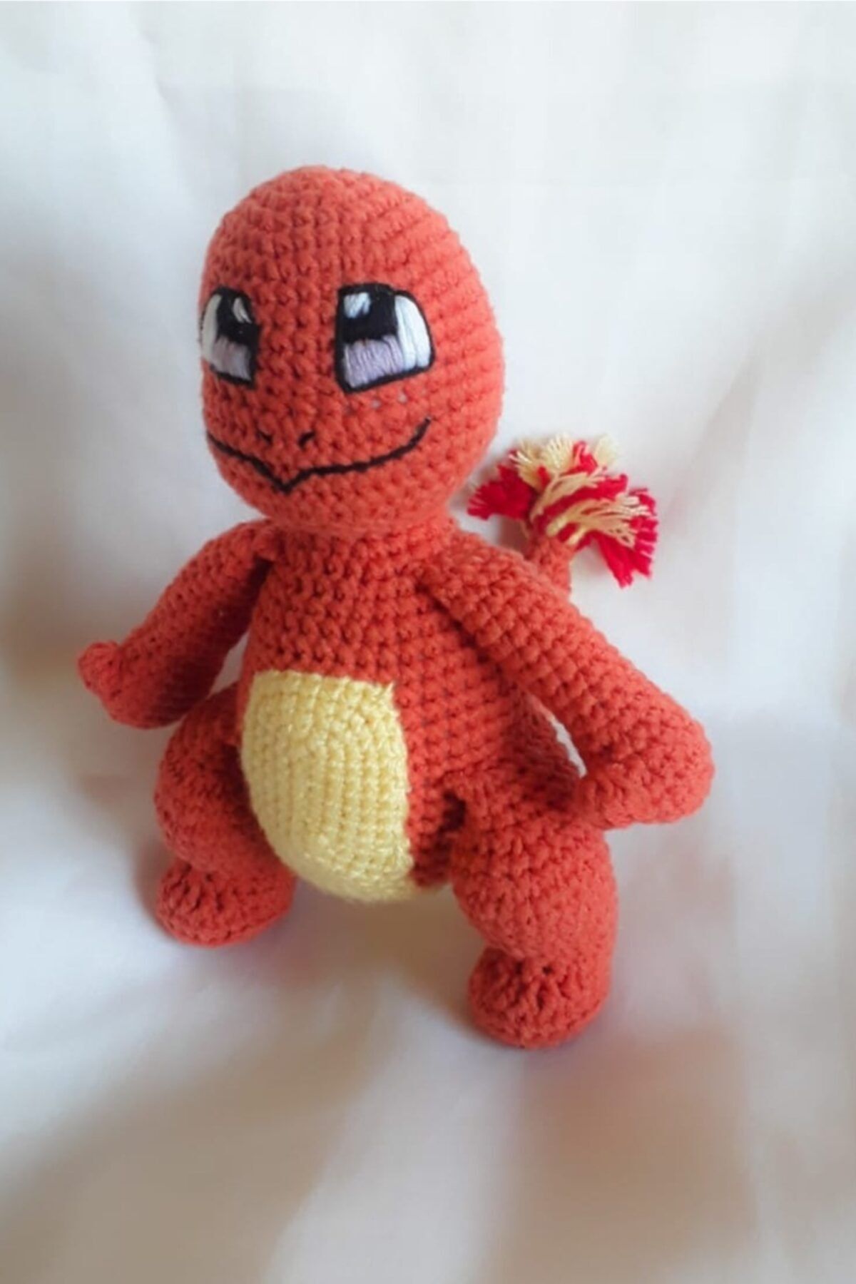 OYUNCAKPARK Pokemon Charmander Amigurumi Organik Oyuncak