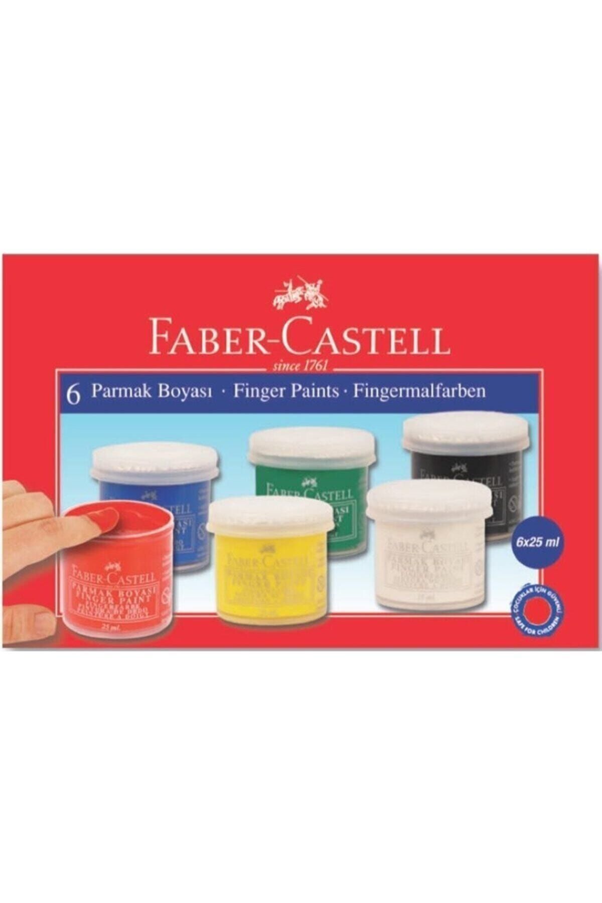 Faber Castell Faber Parmak Boyası 6 Renk 160402 8690826160426