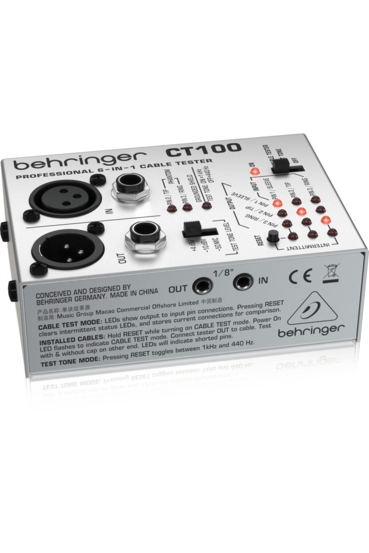 Behringer Ct100 6'lı Test Cihazı
