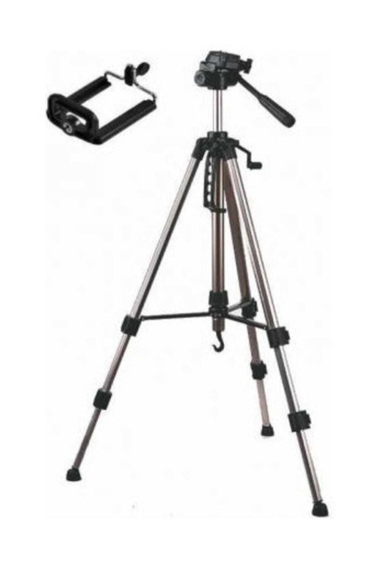 Genel Markalar Profesyonel Tripod Ayak 170 Cm (TELEFON TUTUCU) Vc-5208 - Profesyonel Fotoğraf Video Çekimi Tripod