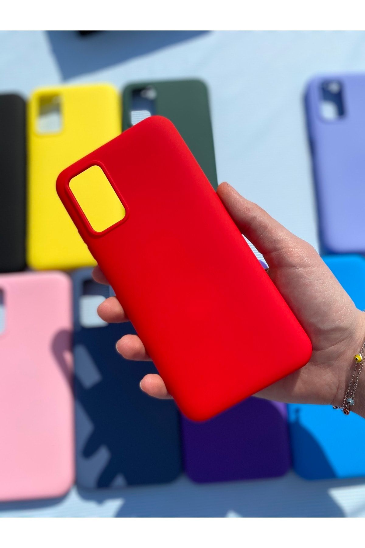 MM KILIF AKSESUAR Xiaomi Redmi 9t Içi Kadife Silikon Lansman Kılıf