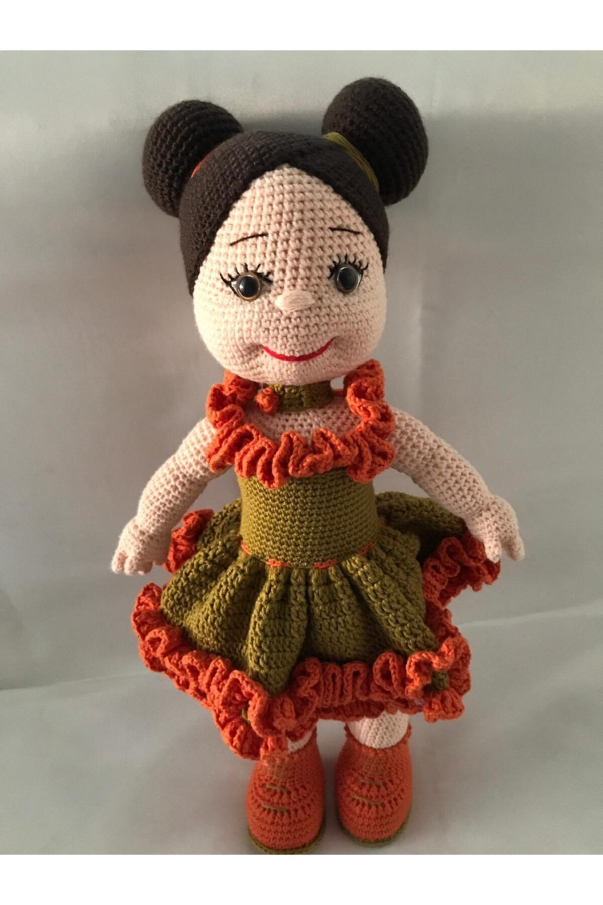 OYUNCAKPARK Japon Gülü Bebek Amigurumi Organik Oyuncak