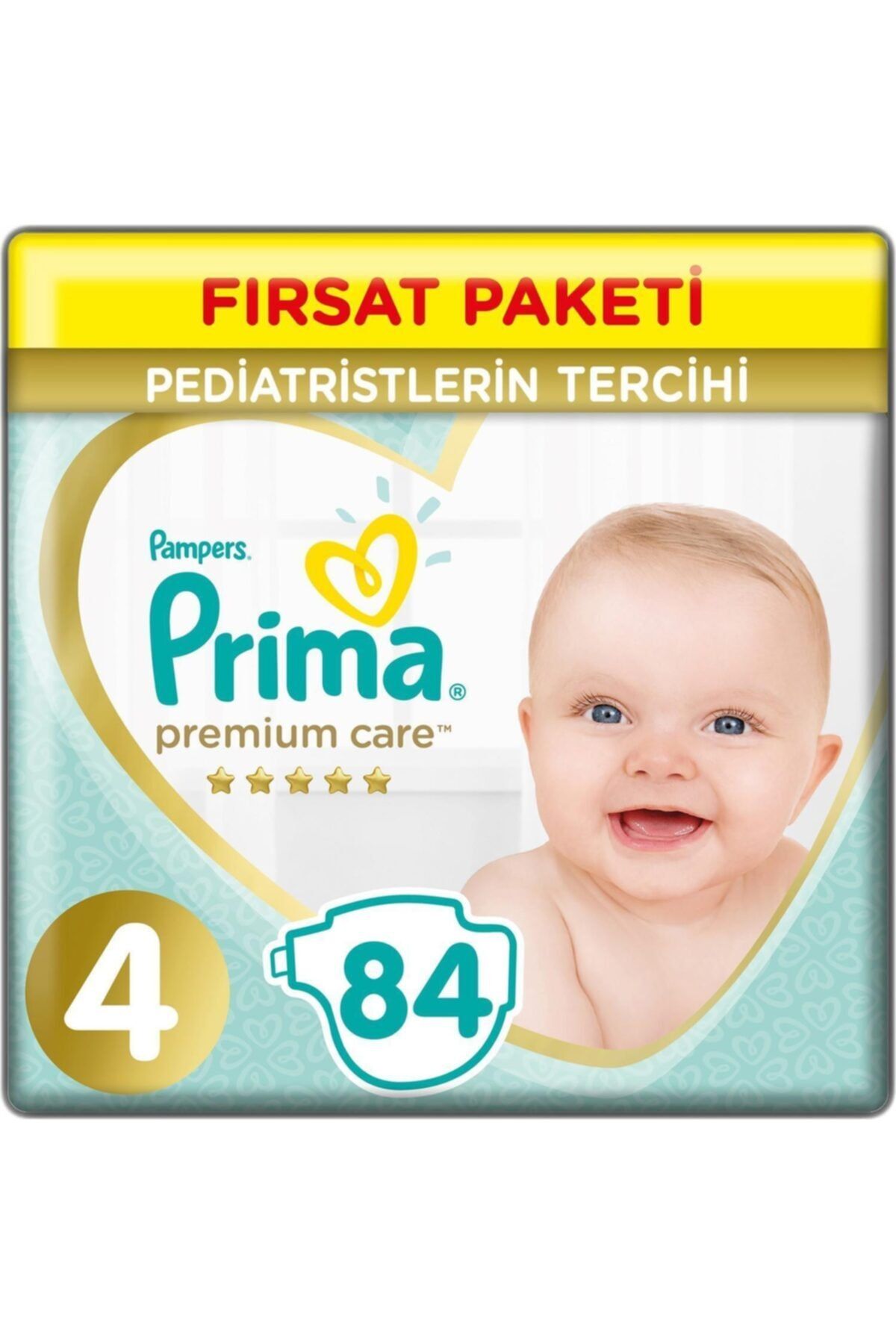 Alya Baby Kids Prima Premium Care Bebek Bezi Fırsat Paketi 4 Beden 84 Adet