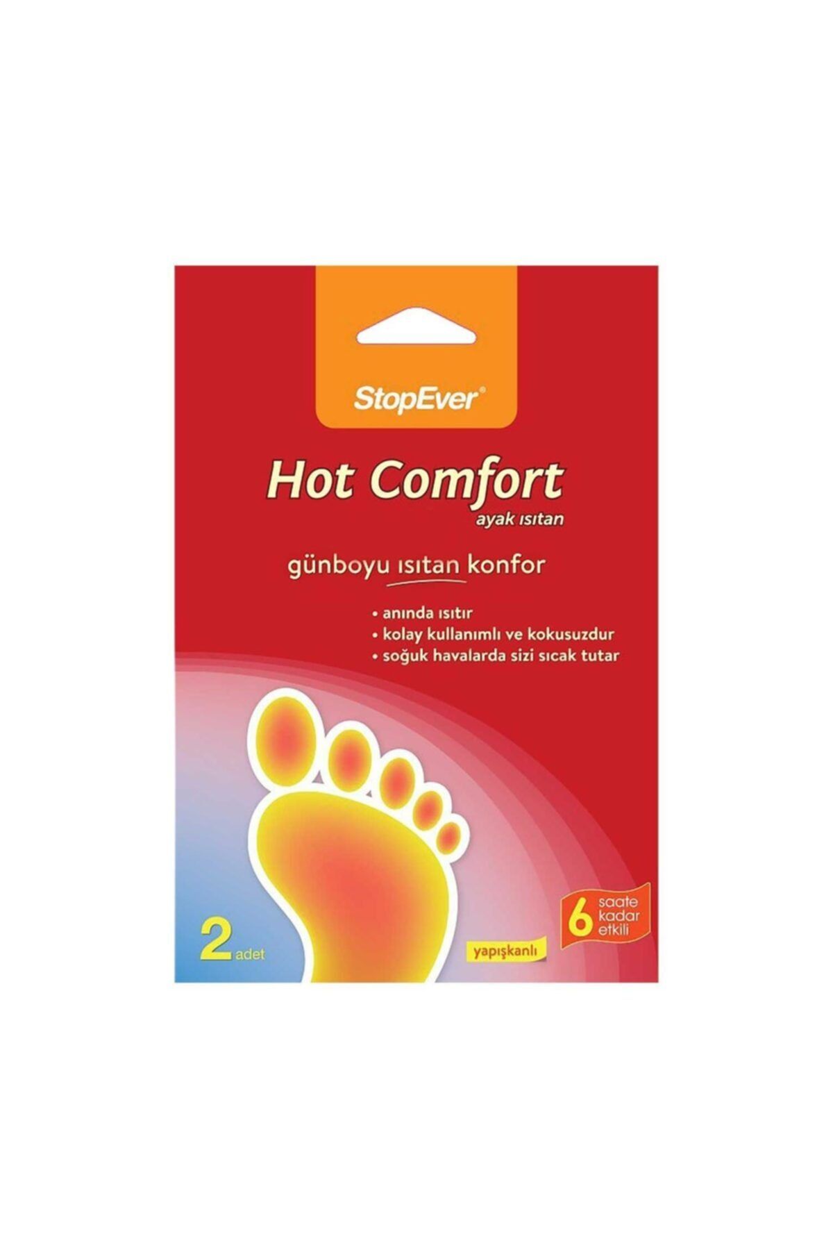 StopEver Hot Comfort Ayak Isıtan Ped (ikili Ambalaj)