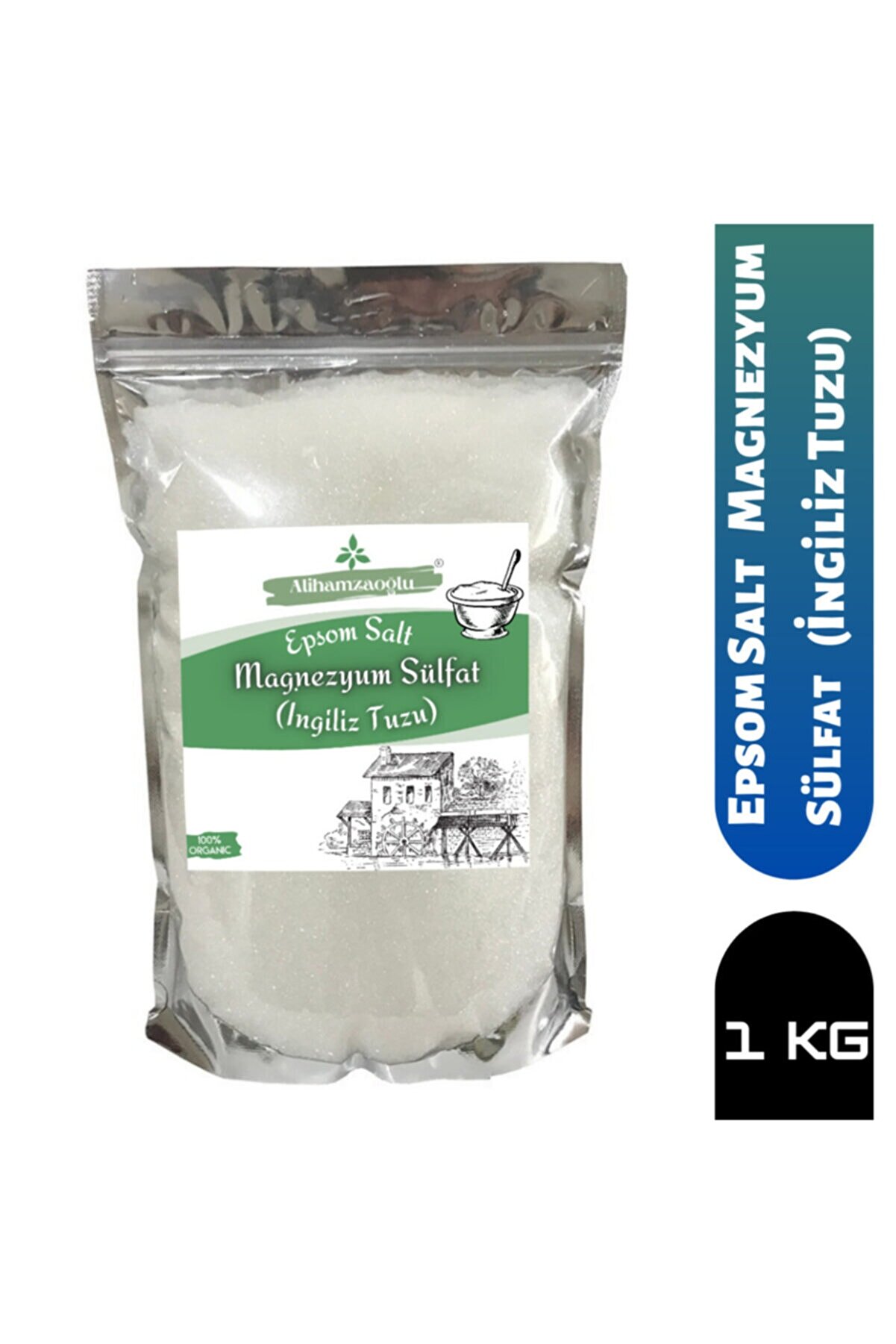 Alihamzaoğlu Ingiliz Tuzu Epsom Salt Magnezyum Sülfat 1 Kg