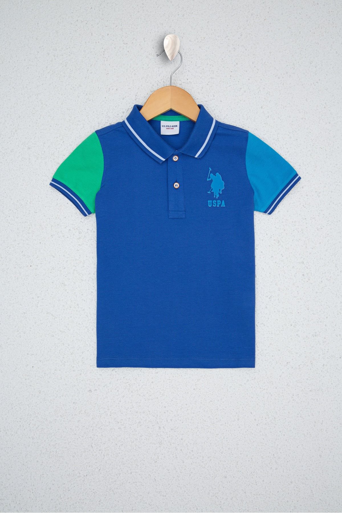 U.S. Polo Assn. Mavı Erkek Çocuk T-Shirt