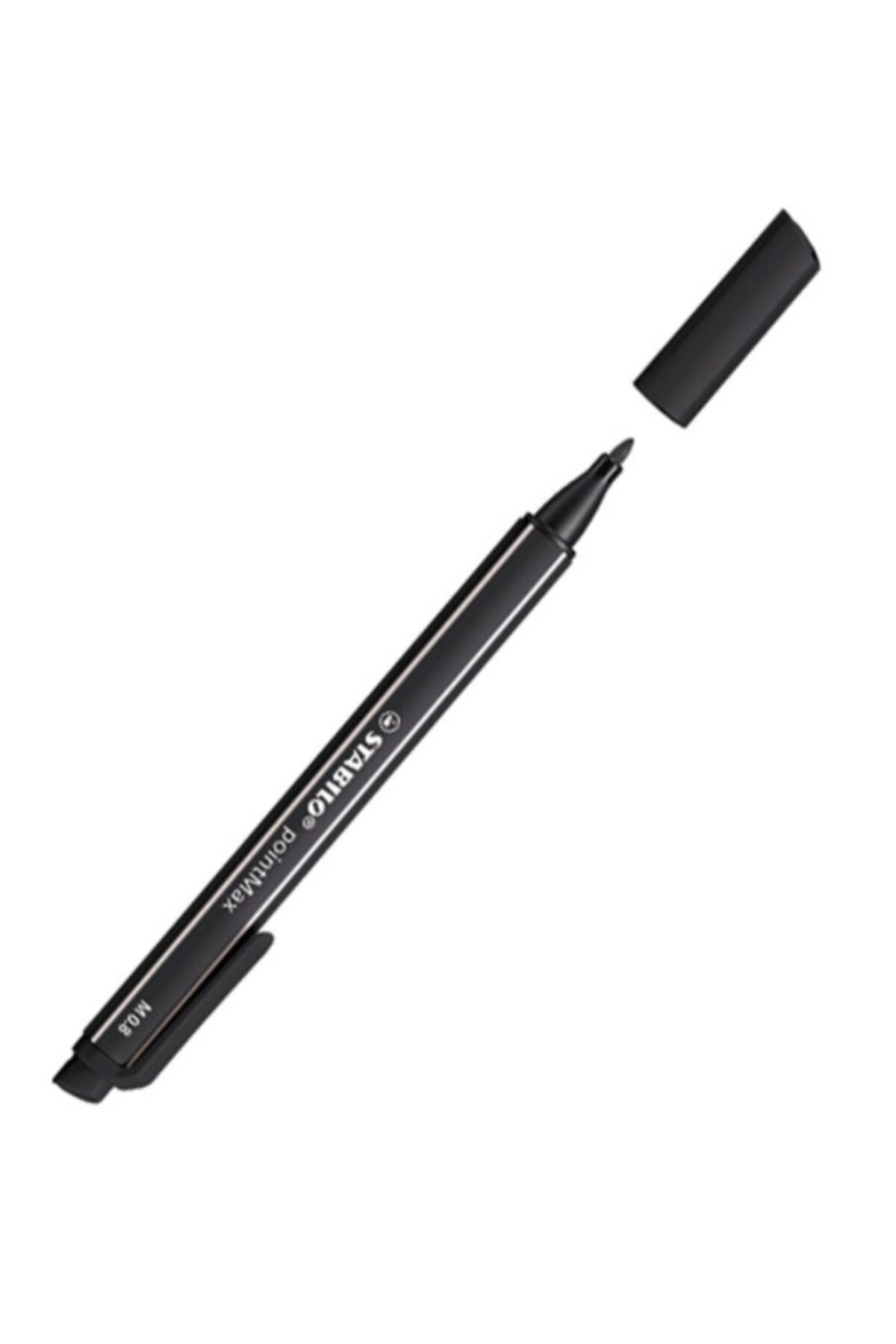 Stabilo Pointmax 0,8mm Siyah Keçe Uçlu Kalem