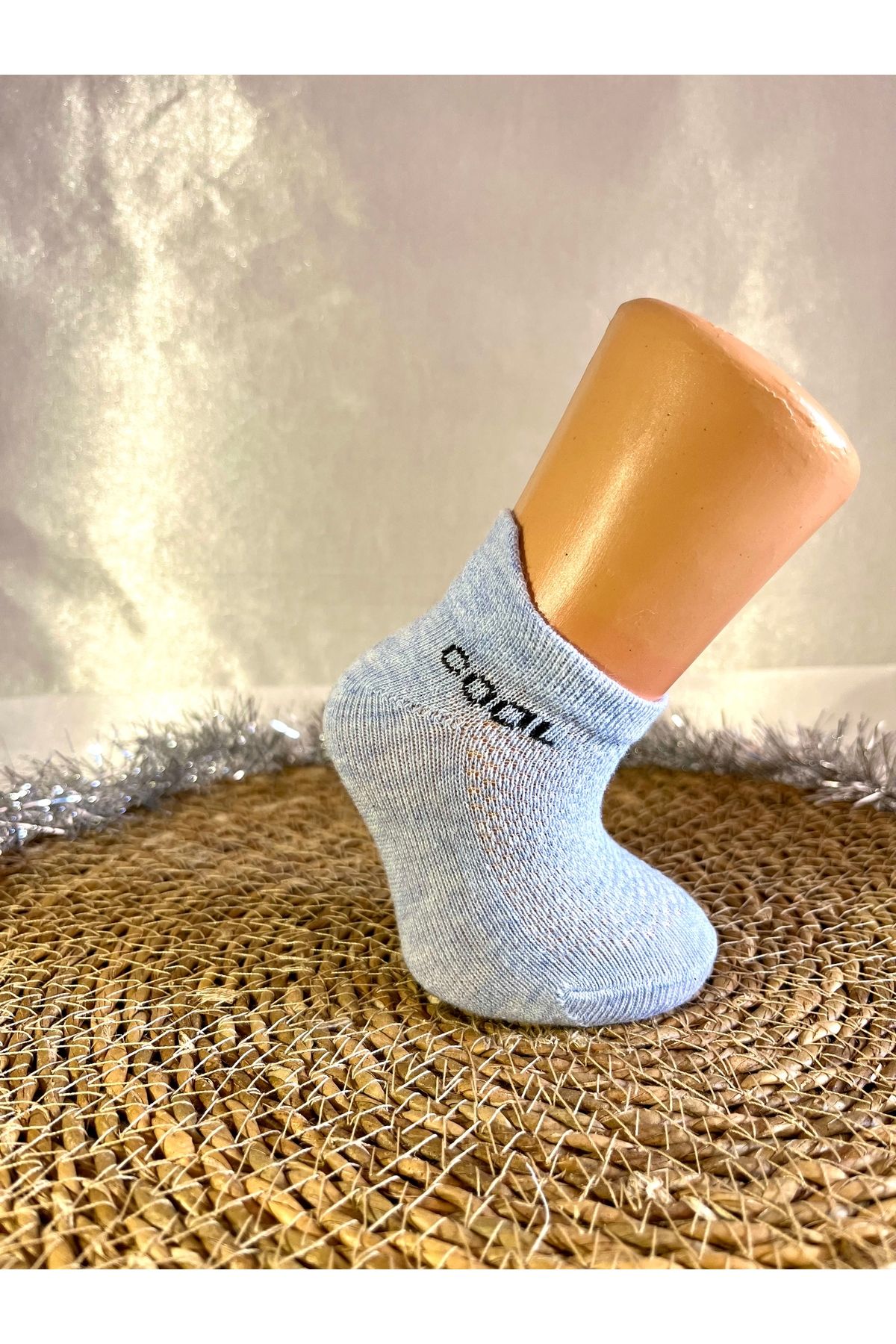 Butik Cool Yazılı Erkek Patik Çorap ( 4Çift )