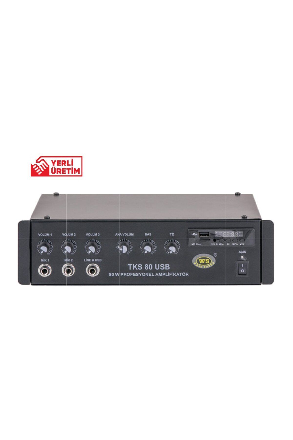 WESTSOUND TKS 80 USB TR 80 Watt Amplifikatör