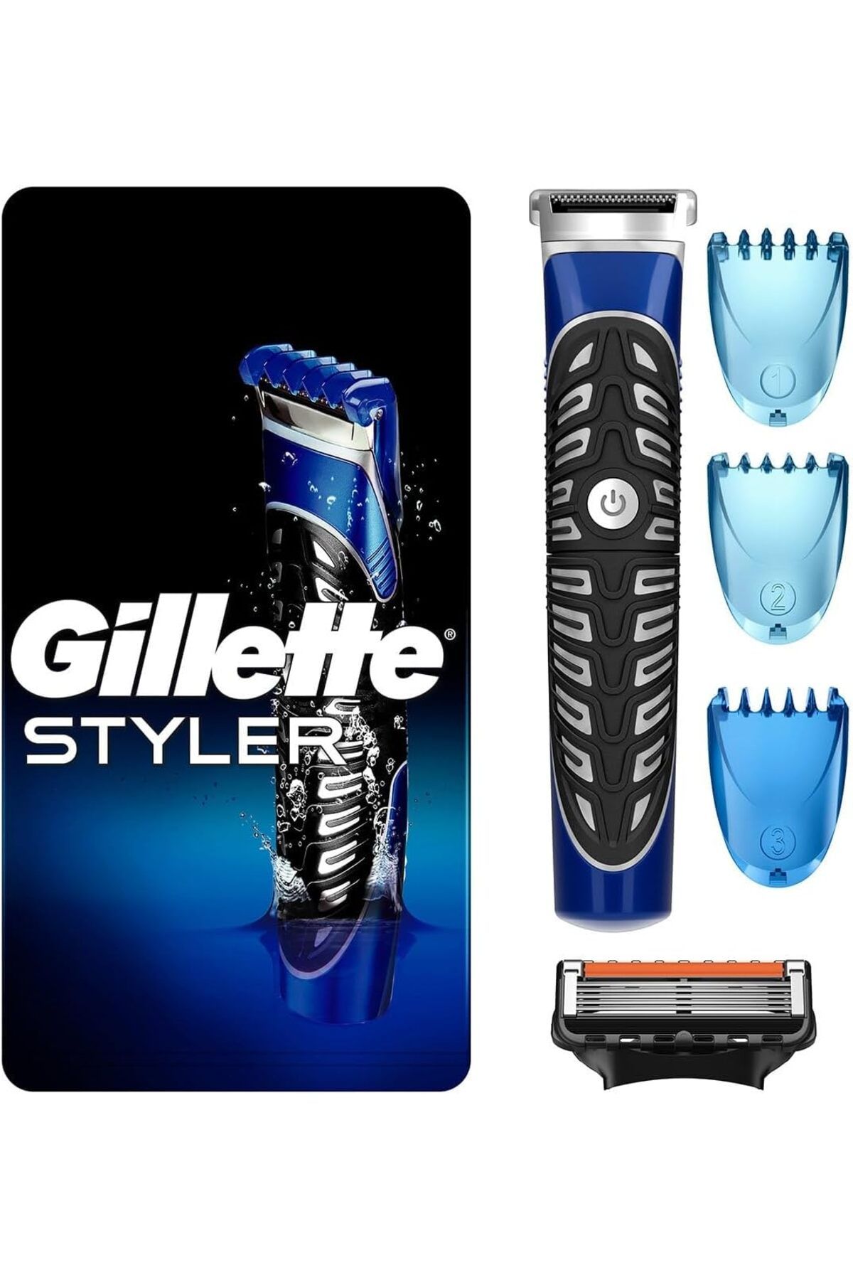 Giller Gillette Fusion Proglide Styler 4Ü 1 Arada Erkek Tıraş Makinesi (Tıraş Bıçağı, Kenar Düzeltici, Saka