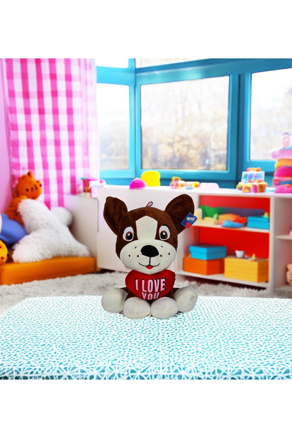 Halley Oyuncak I Love You Kalpli Köpek Peluş 40 Cm 62254