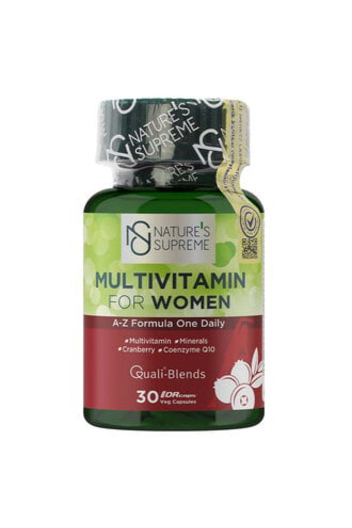 Natures Supreme Multivitamin For Women 30 Kapsül