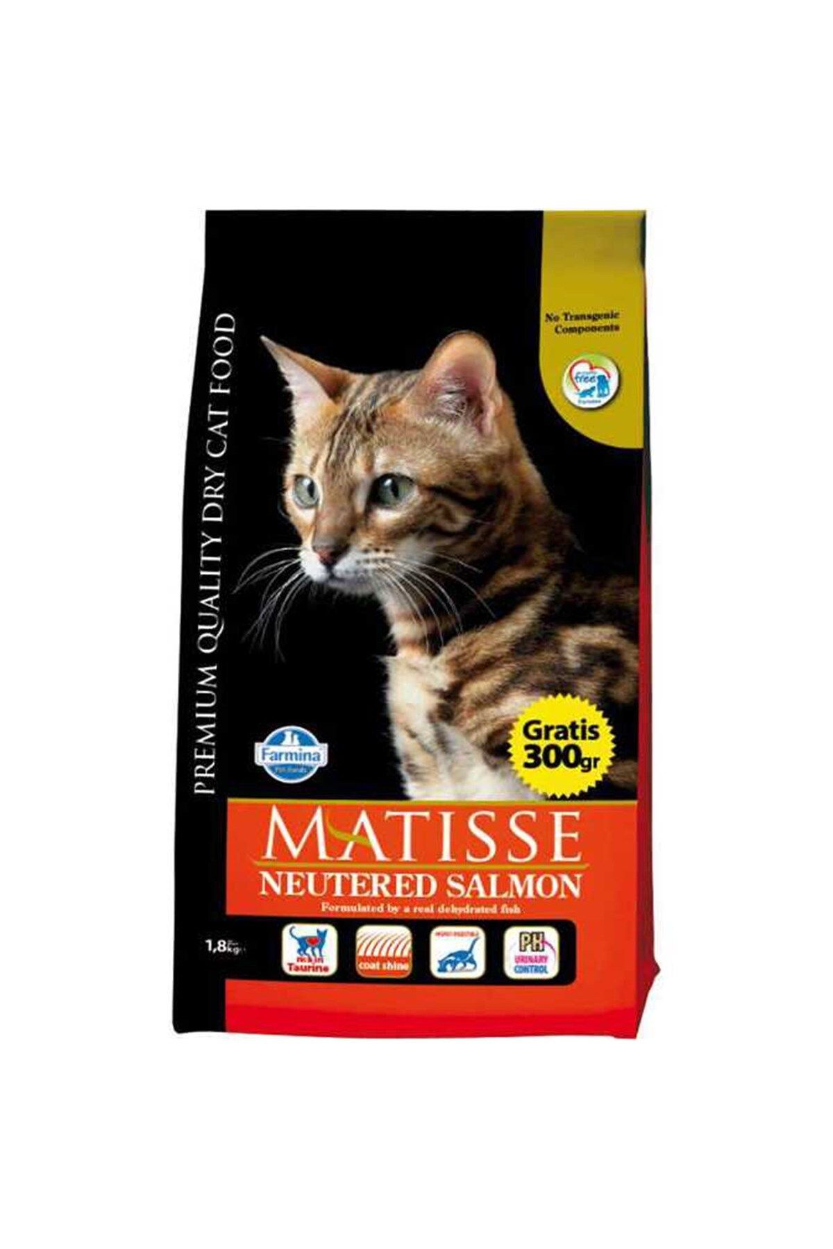 Matisse Neutered Somonlu Kısırlaştırılmış Yetişkin Kedi Maması 10 Kg