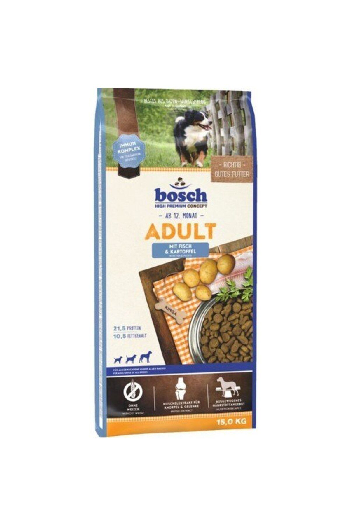 Bosch Adult Balıklı Ve Patatesli Yetişkin Köpek Maması 15 Kg