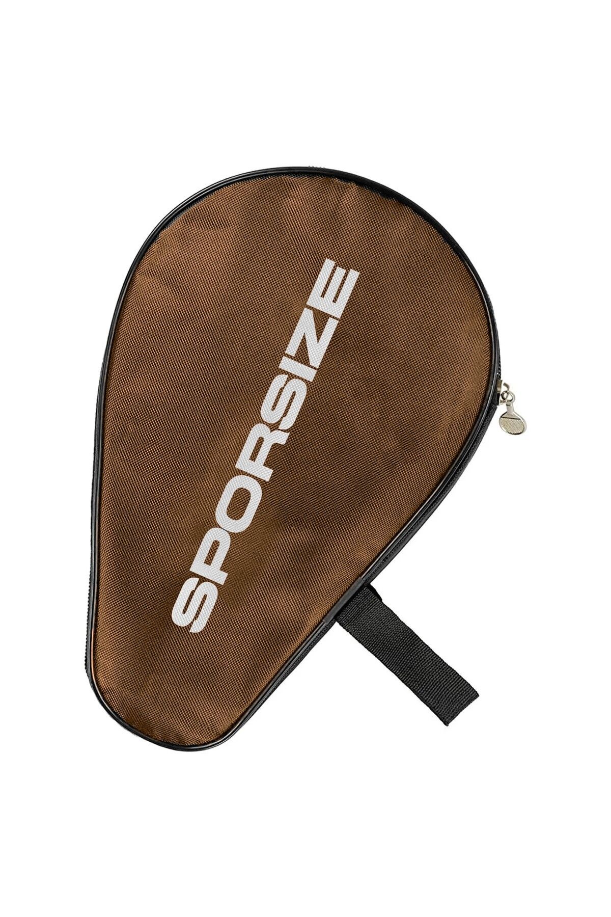 Sporsize Table Tennis Racket Cover Masa Tenisi Raketi Kılıfı Çantası Kahverengi