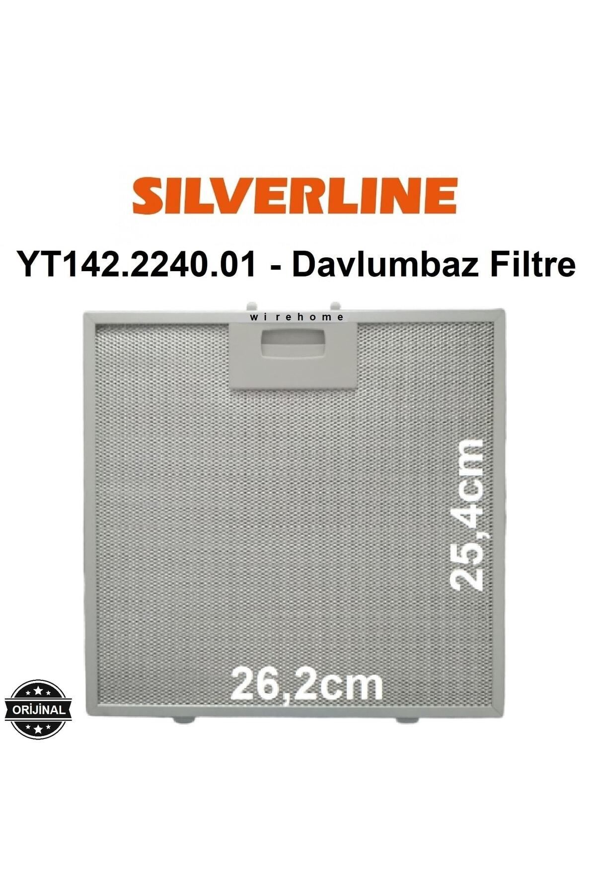 Silverline 2240 İnox 2240.6.110.02 Davlumbaz Filtre Aspiratör Metal Süzgeç Alüminyum Yağ Filtresi