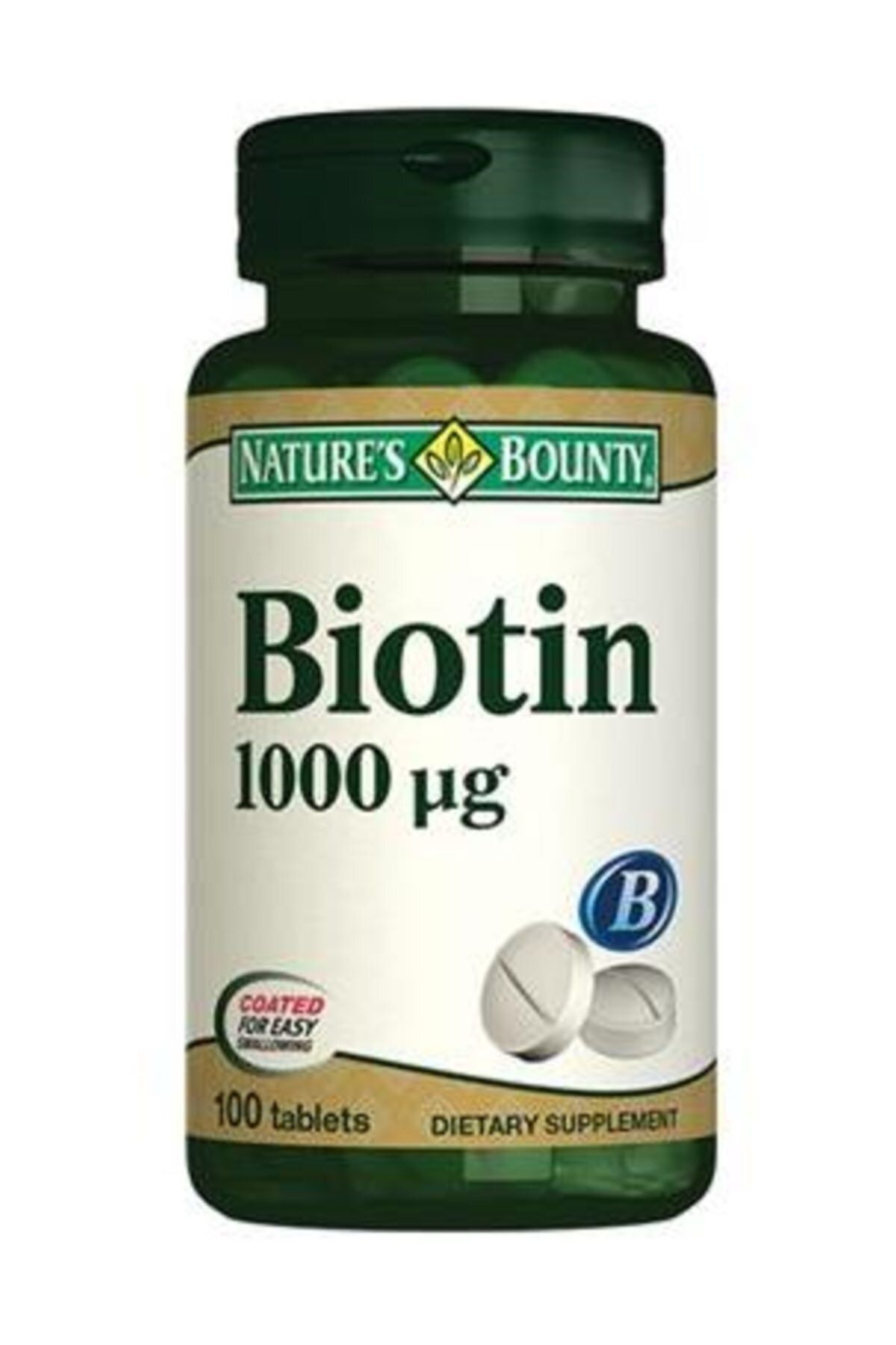 Natures Bounty Biotin 1000 Mg 100 Tablet