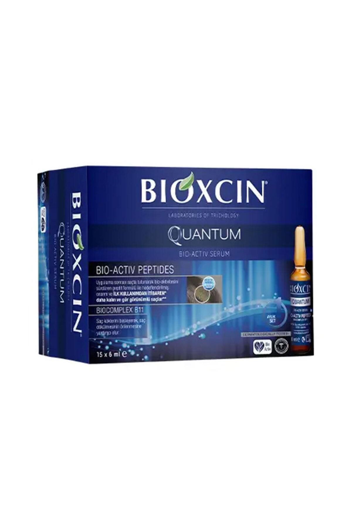Bioxcin Quantum Daha Kalın ve Gür Görüm Sağlamaya Yardımcı Saç Bakım Serumu 15 x 6ml