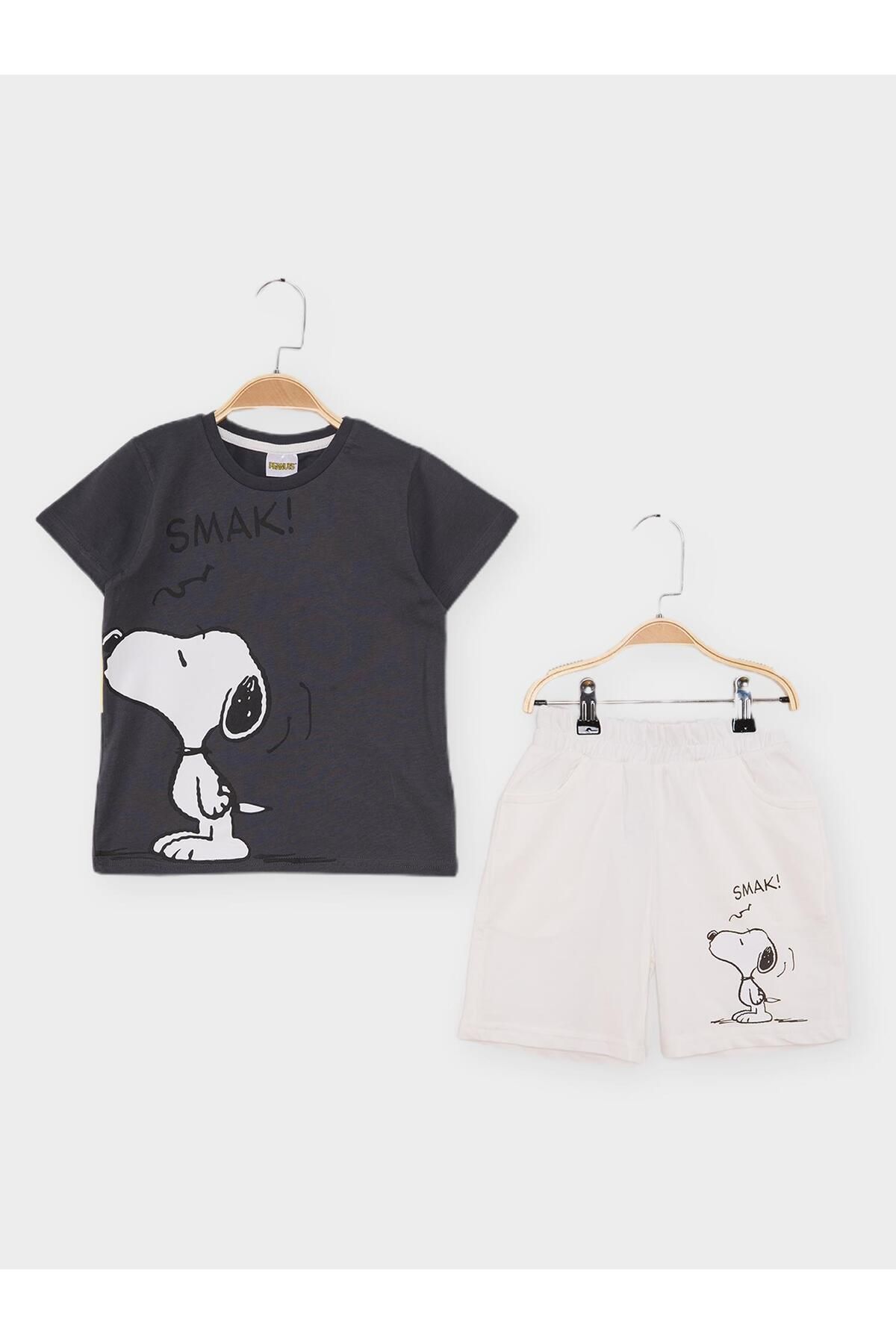 Snopy Snoopy Lisanslı Erkek Çocuk 2'li Takım 21950