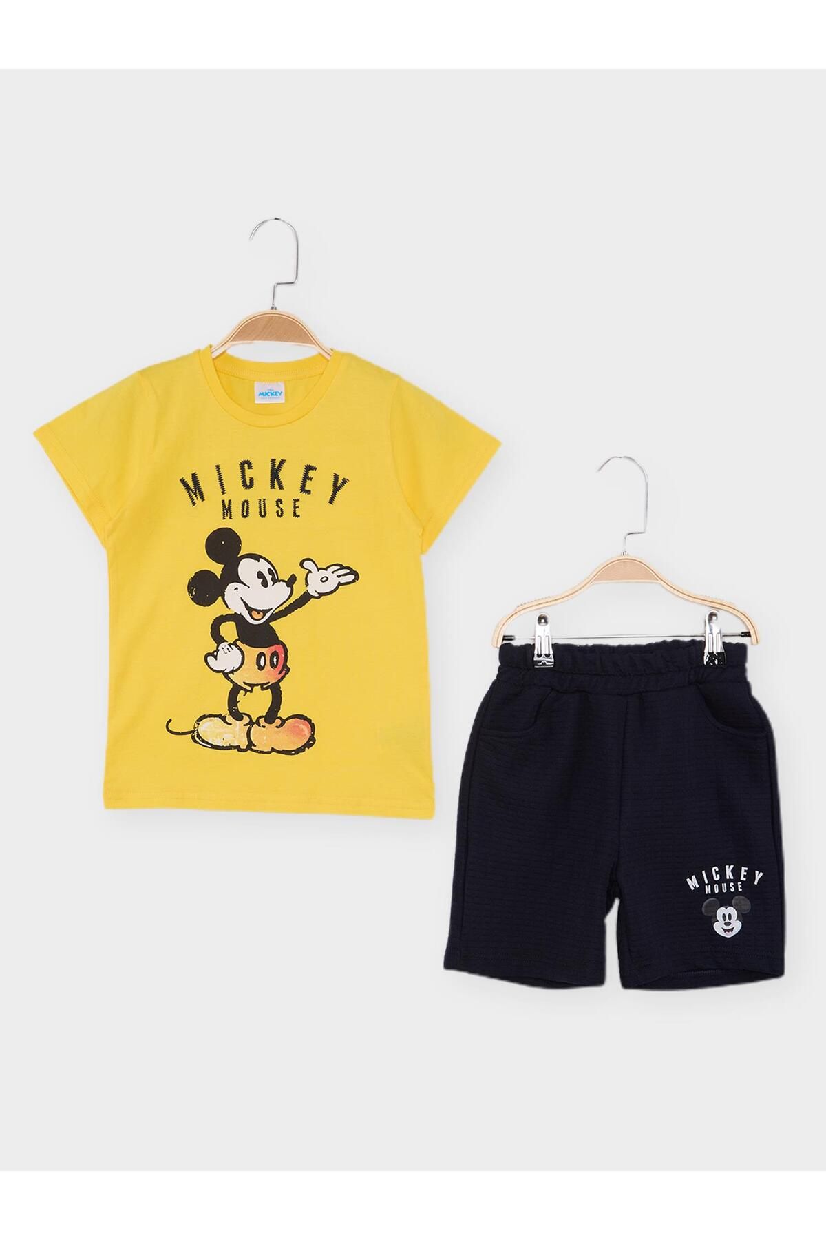Mickey Mouse Lisanslı Erkek Çocuk 2'li  Takım 21759
