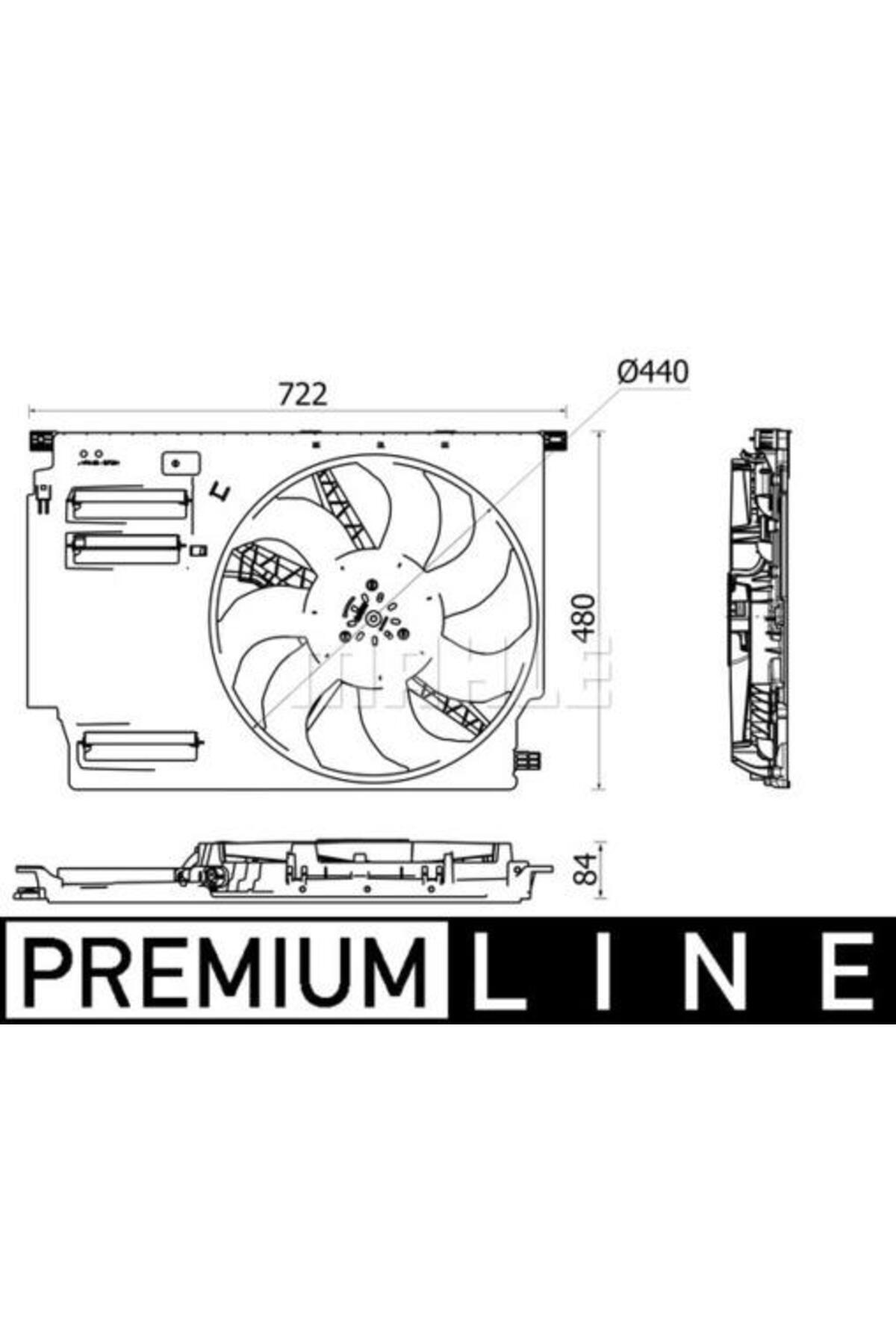 Komple Fan 600 W 12 V Bmw F45 F48 F39 Mını F60 Premıum Lıne