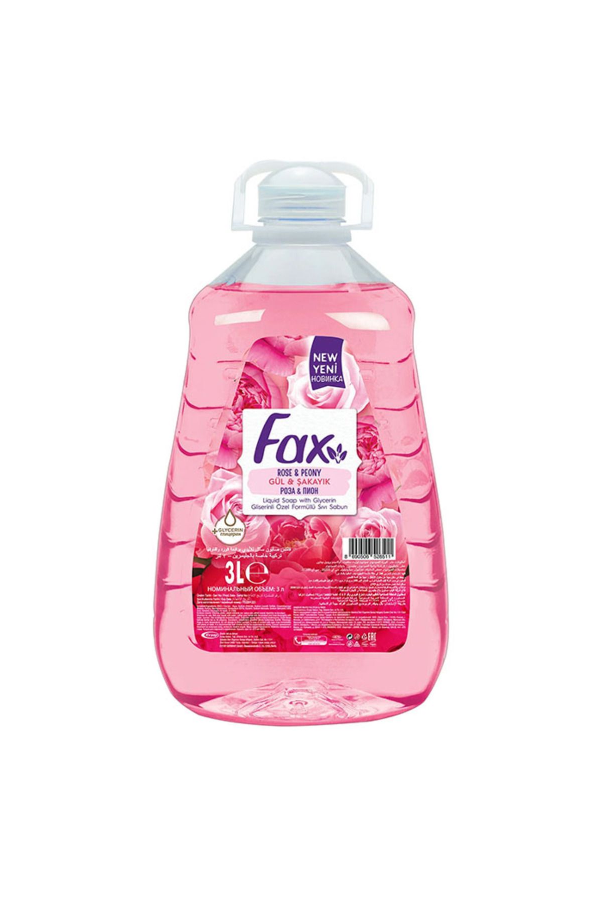 Fax Gül Ve Şakayık Sıvı Sabun 3lt