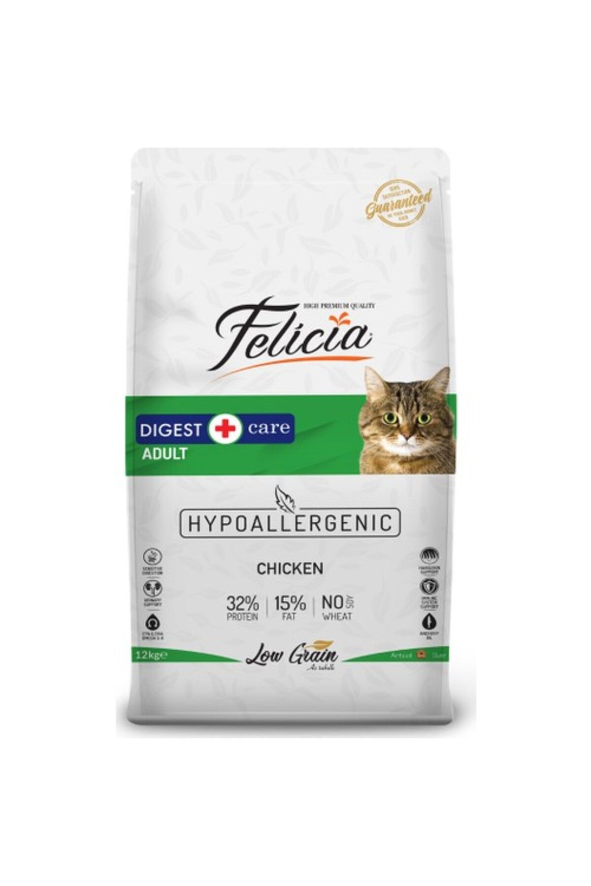 Felicia Az Tahıllı 12 Kg Tavuklu Hypoallergenic Kedi Maması