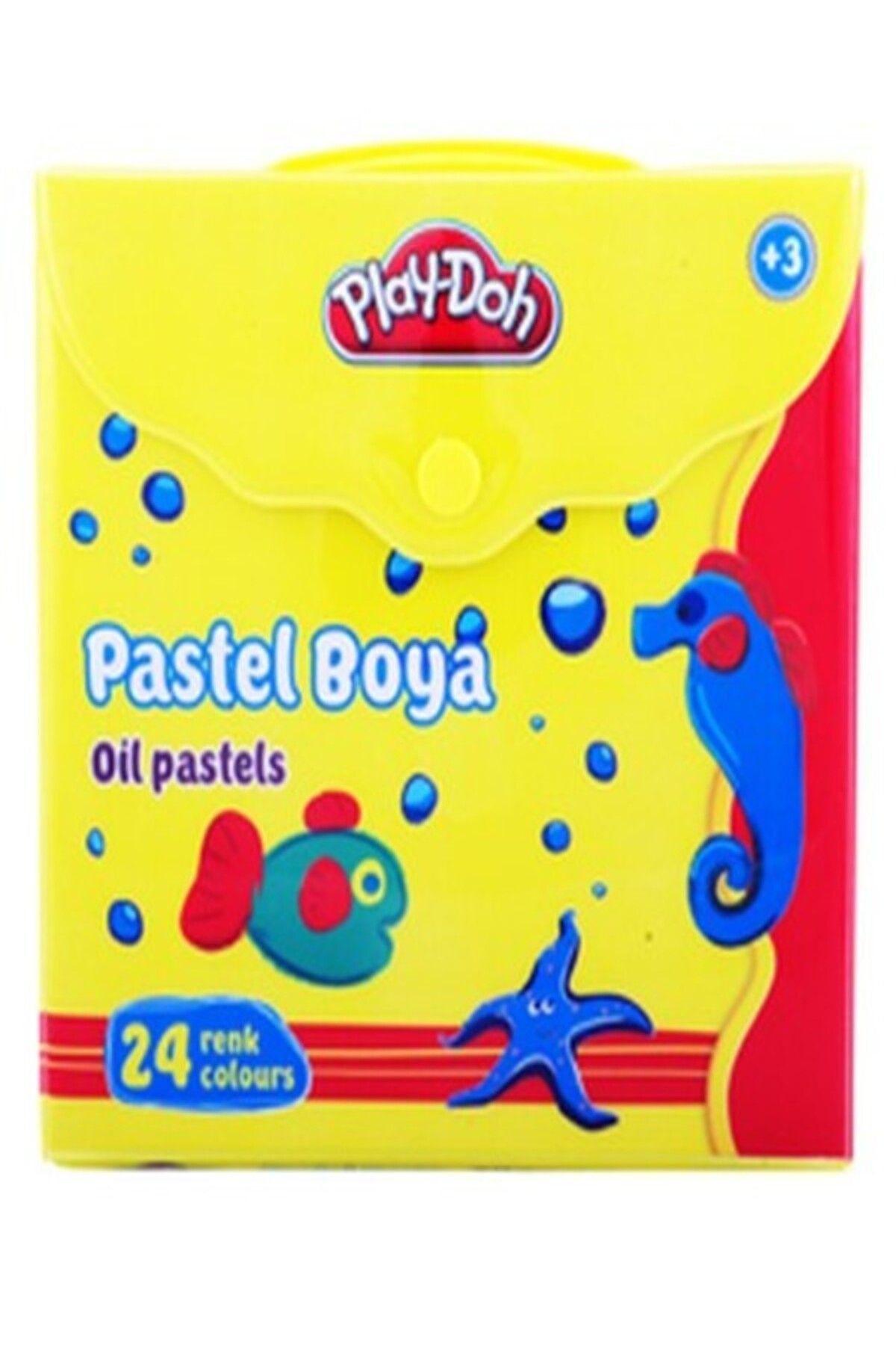 Play Doh Play Dohh Plastik Kutu Pastel Boya 24'lü