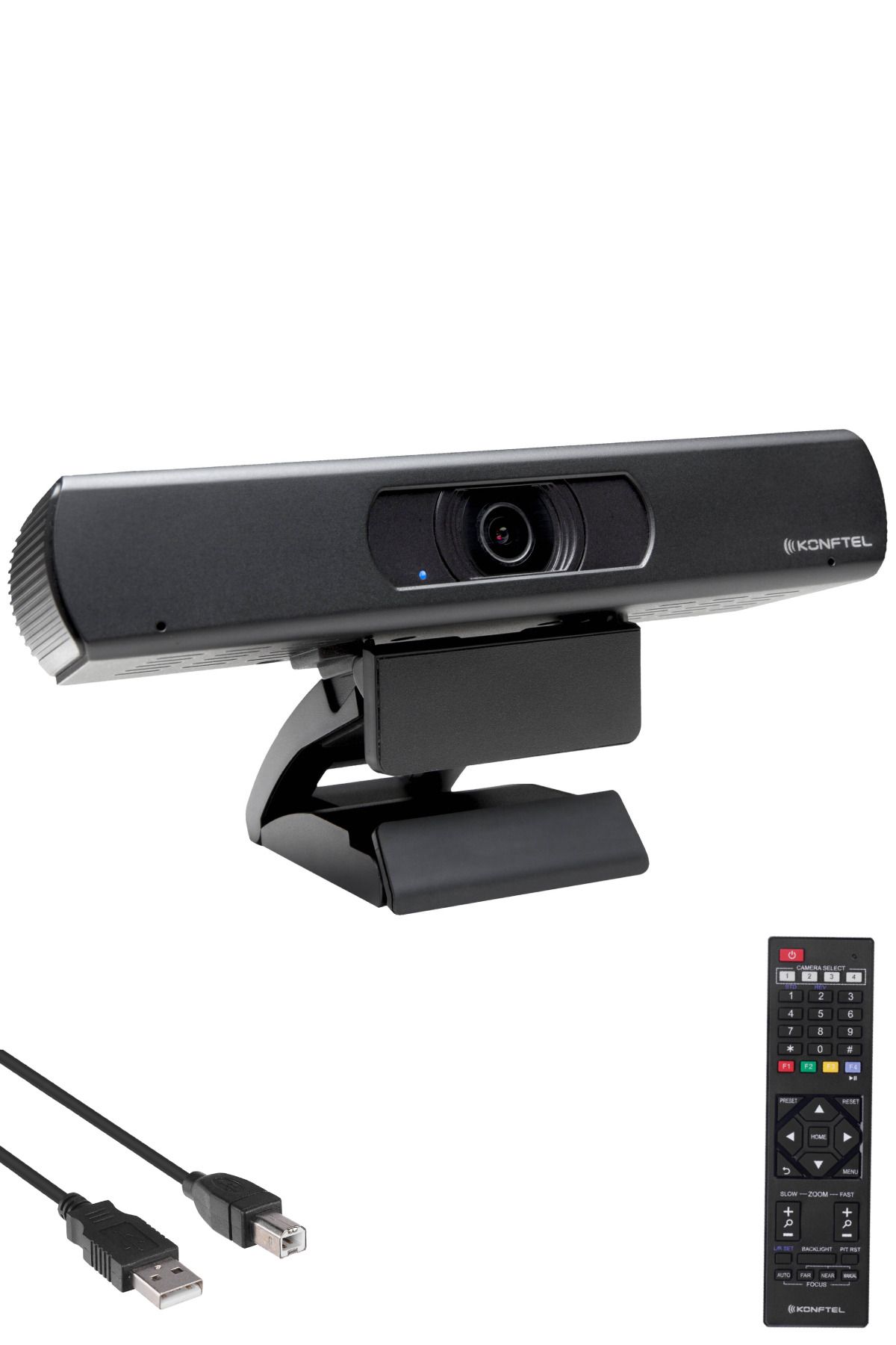 Konftel CAM20 EPTZ 4K Ultra HD Auto Framing 8x Dijital Yakınlaştırmalı Uzaktan Kumandalı Webcam Pc Kamera