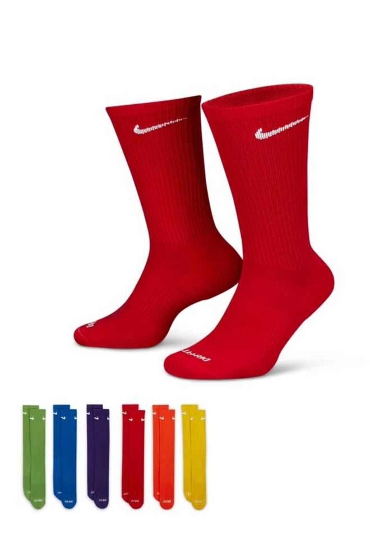 Nike Everyday Plus Cushioned Crew 6 Pair Çorap