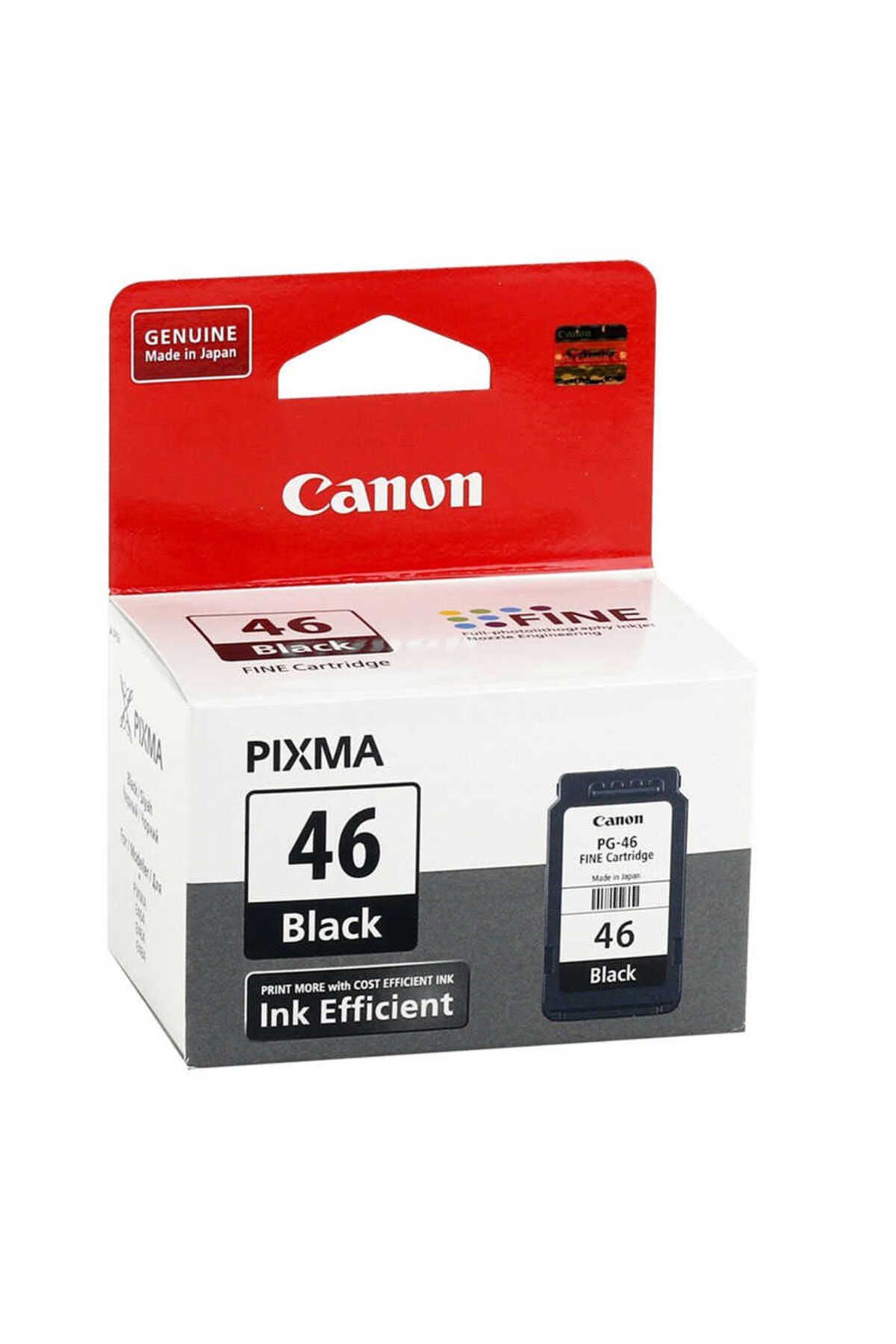 Canon PG-46 Kartuş Siyah Mürekkep Kartuşu Orijinal