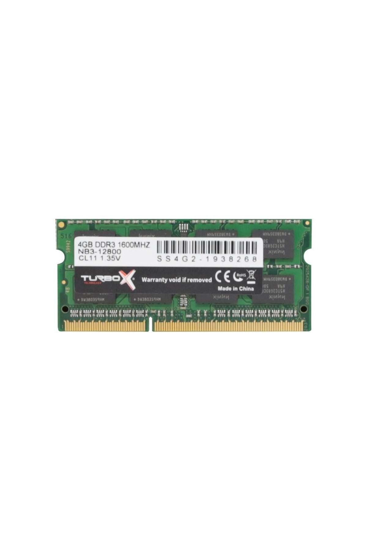 TURBOX Race Lap S 4GB DDR3 1600MHZ NB Ram